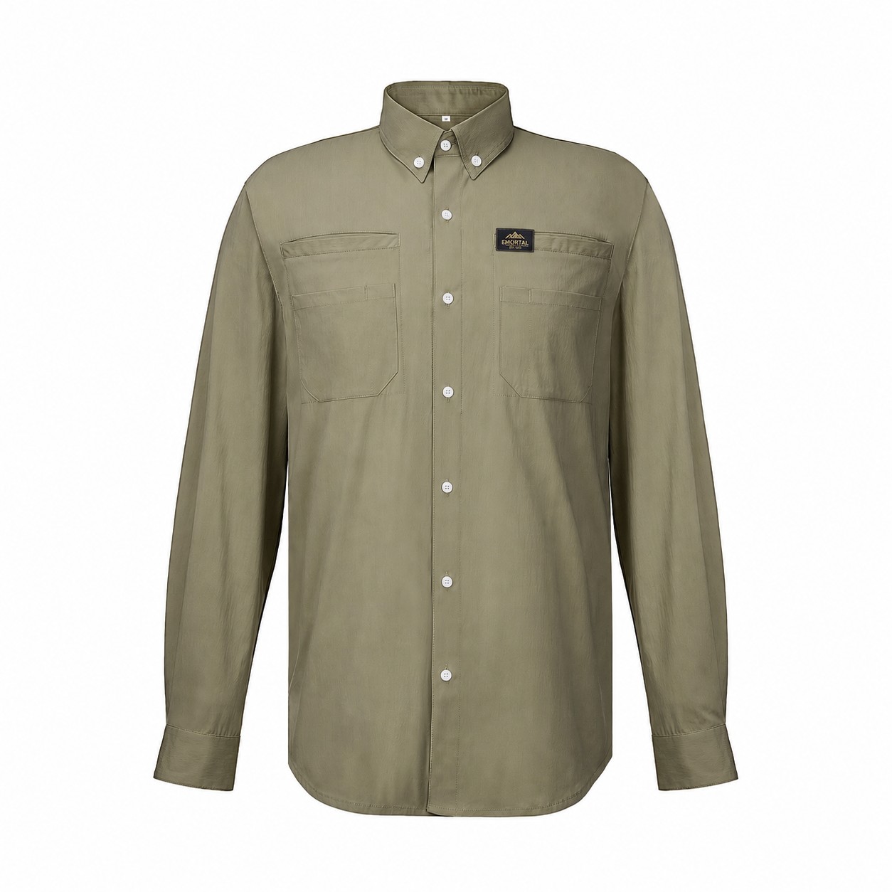 Men's Cotton Blend Industrial Work Long Sleeve Shirt
