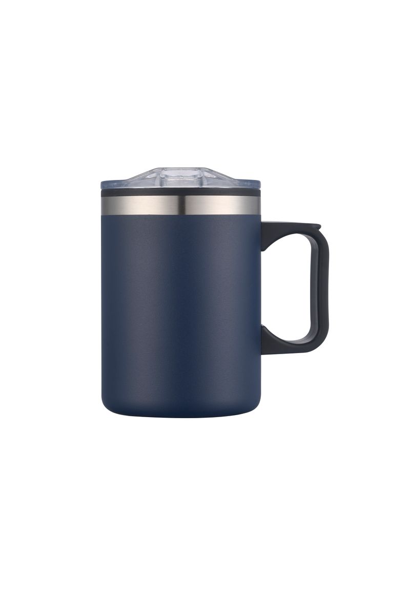Endura 14 oz Navy Double Wall Camping Mug w/ Handle 3