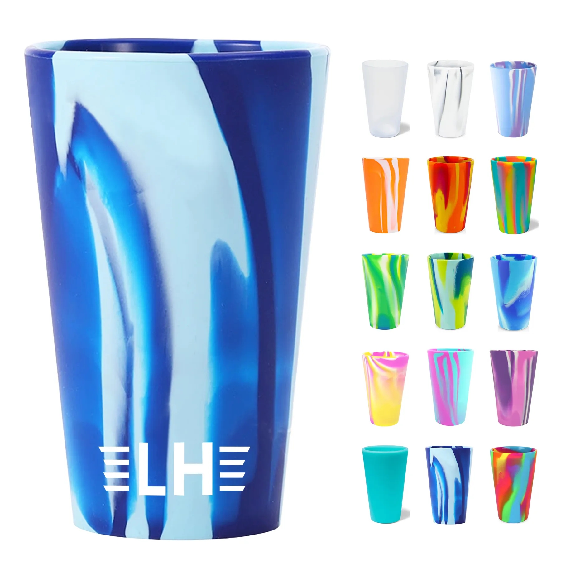 16 Oz. Silicone Pint Glass Cup