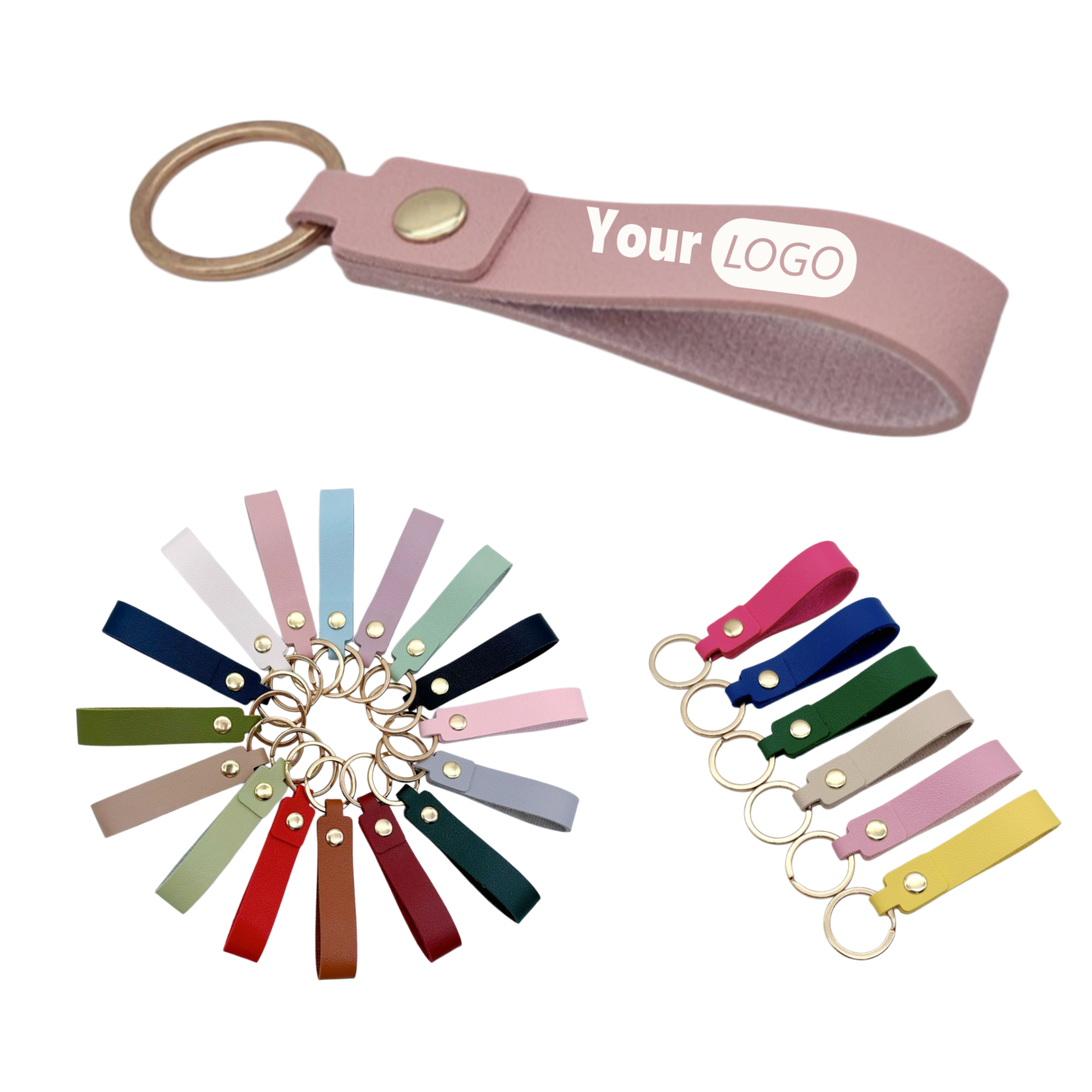 PU Leather Keychain 1