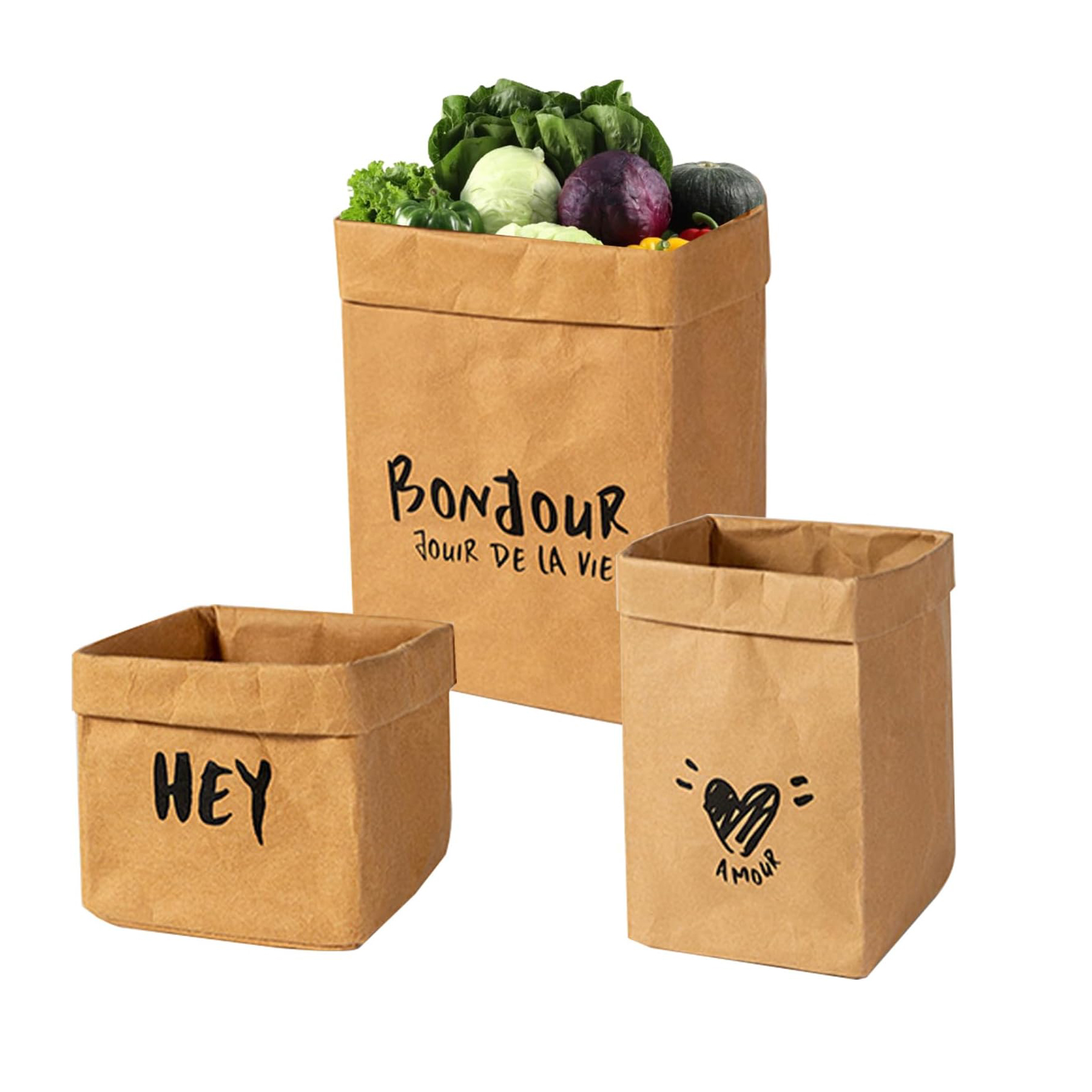 Washable Kraft Paper Bags 9
