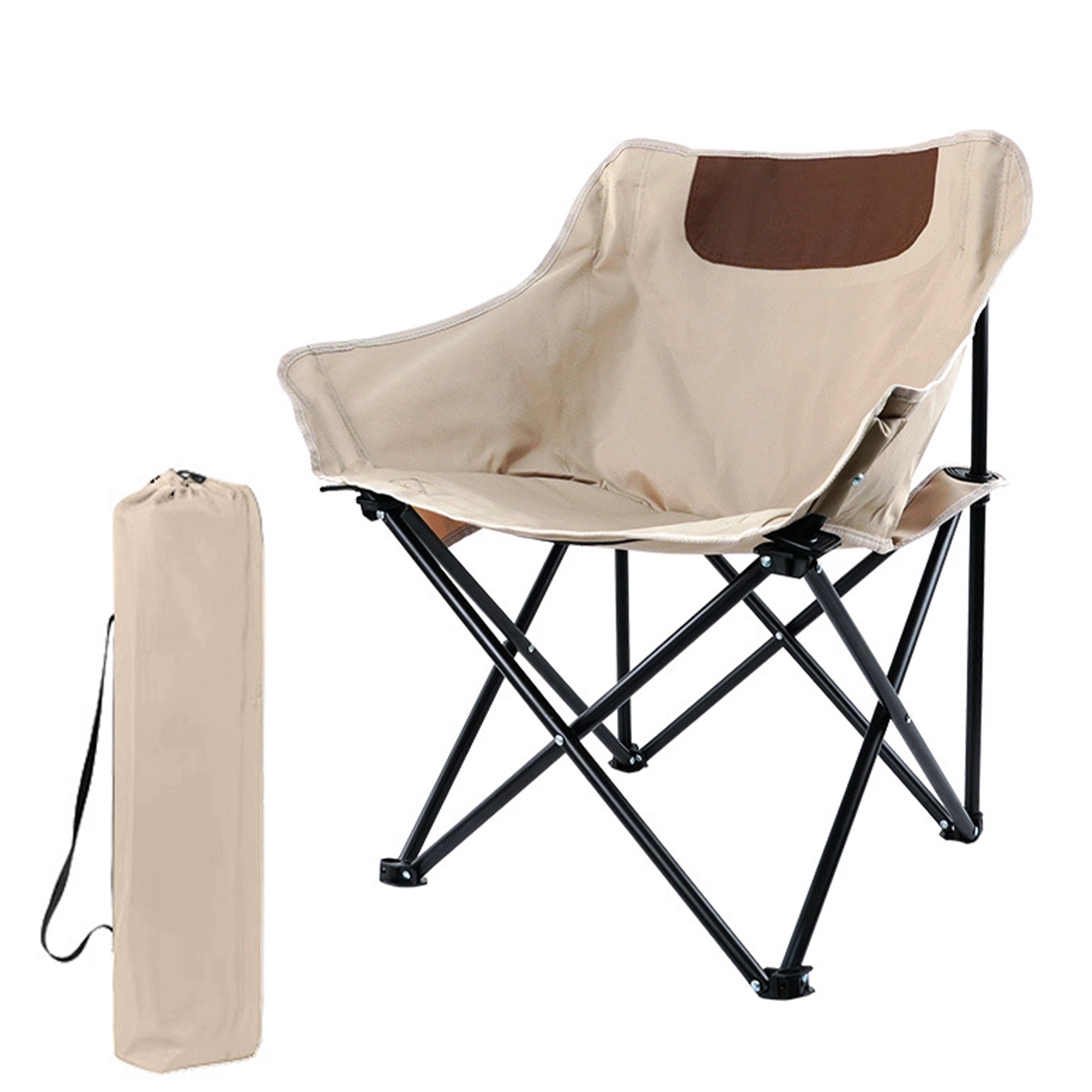 Portable Outdoor Folding Chair With Carrying Bag