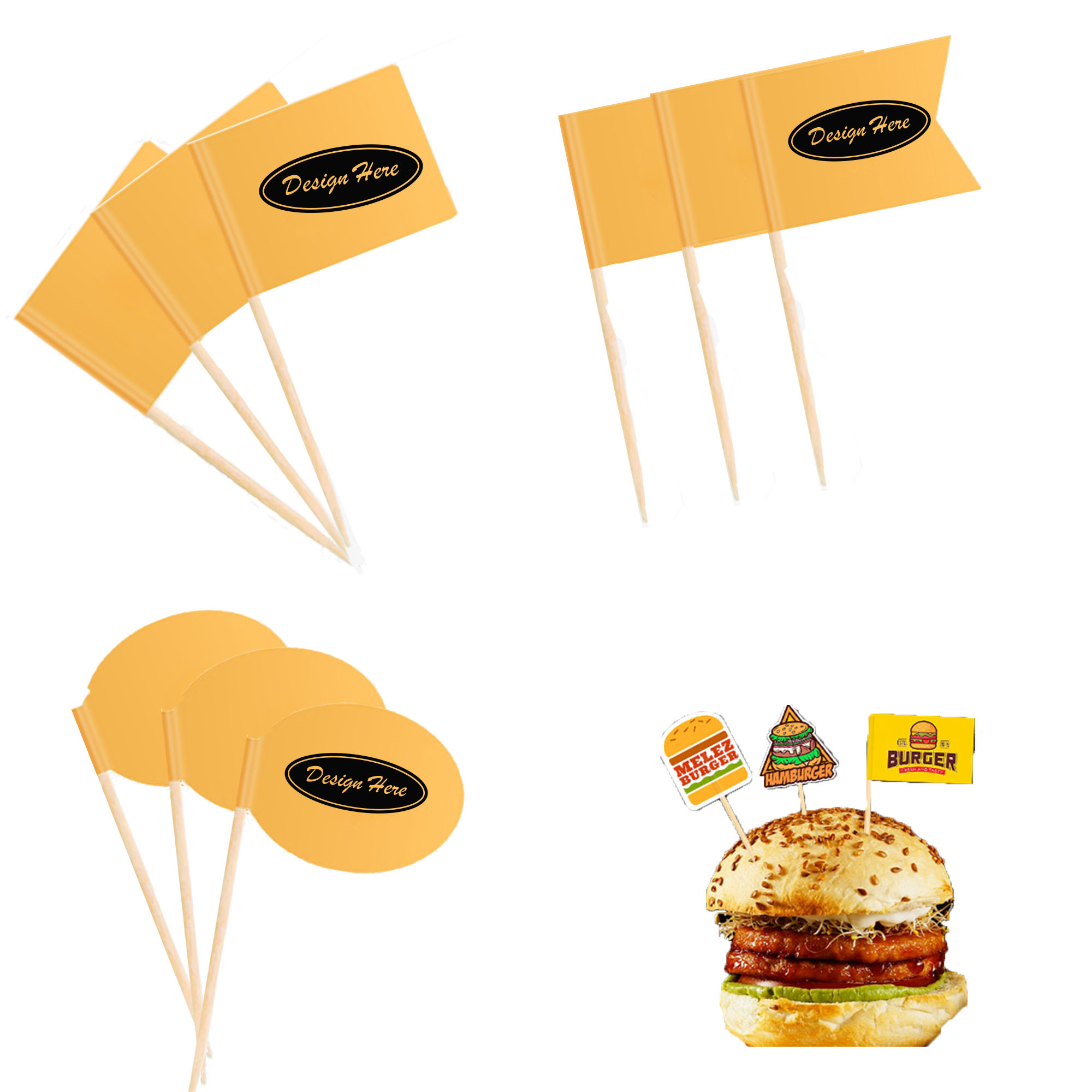 Full Color Custom Toothpick Flag 6