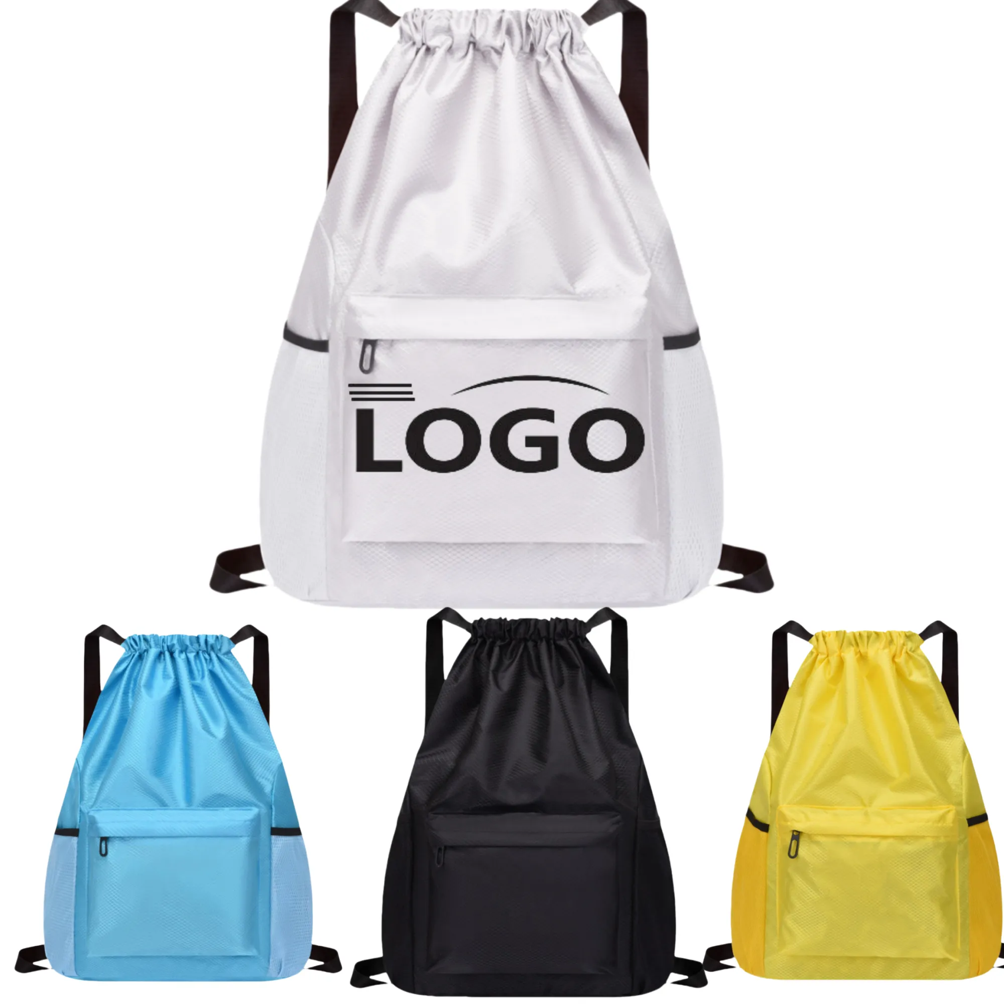 Oxford Cloth Waterproof Drawstring Shoulder Bag 19