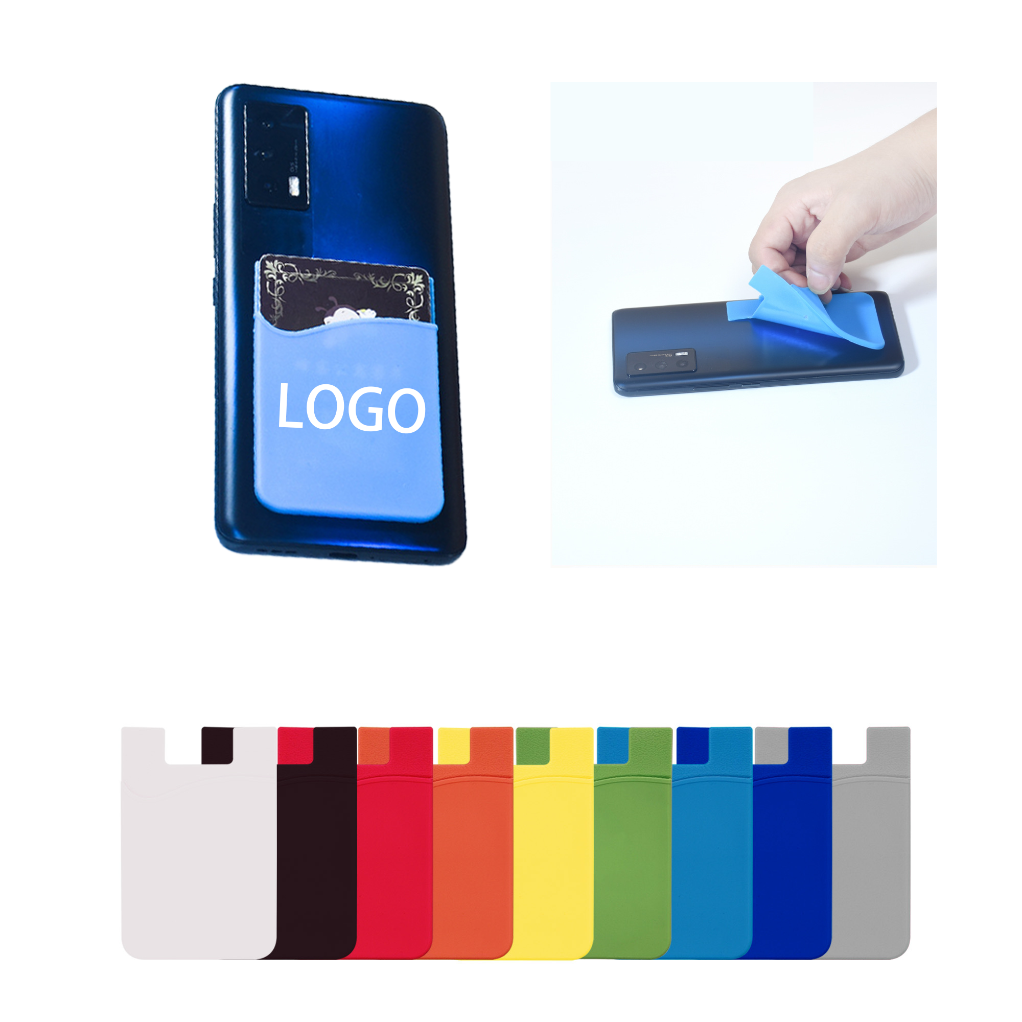 Non-Slip Multi-Card Adhesive Pocket