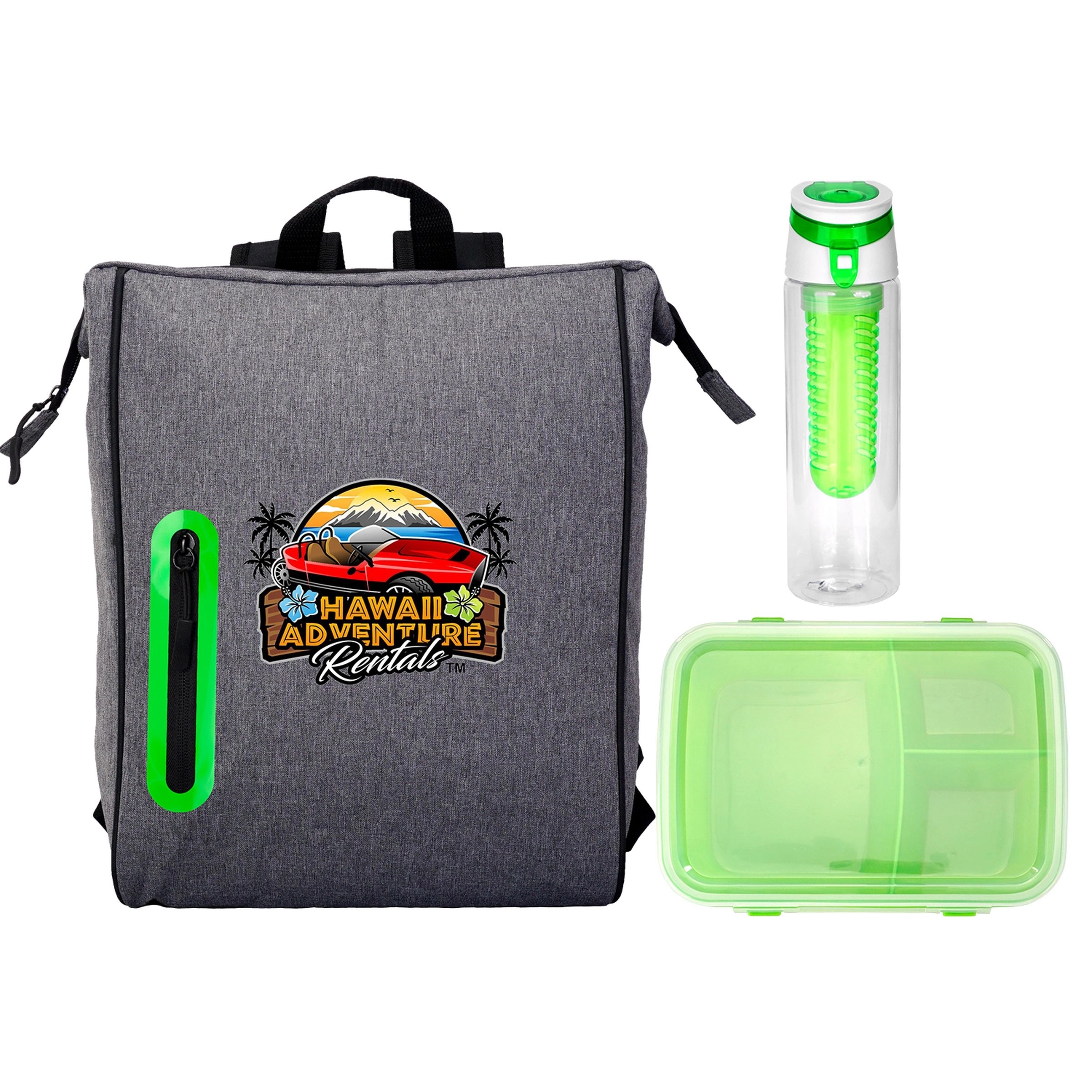 To Go Oval Lunch & Drink Cooler 2