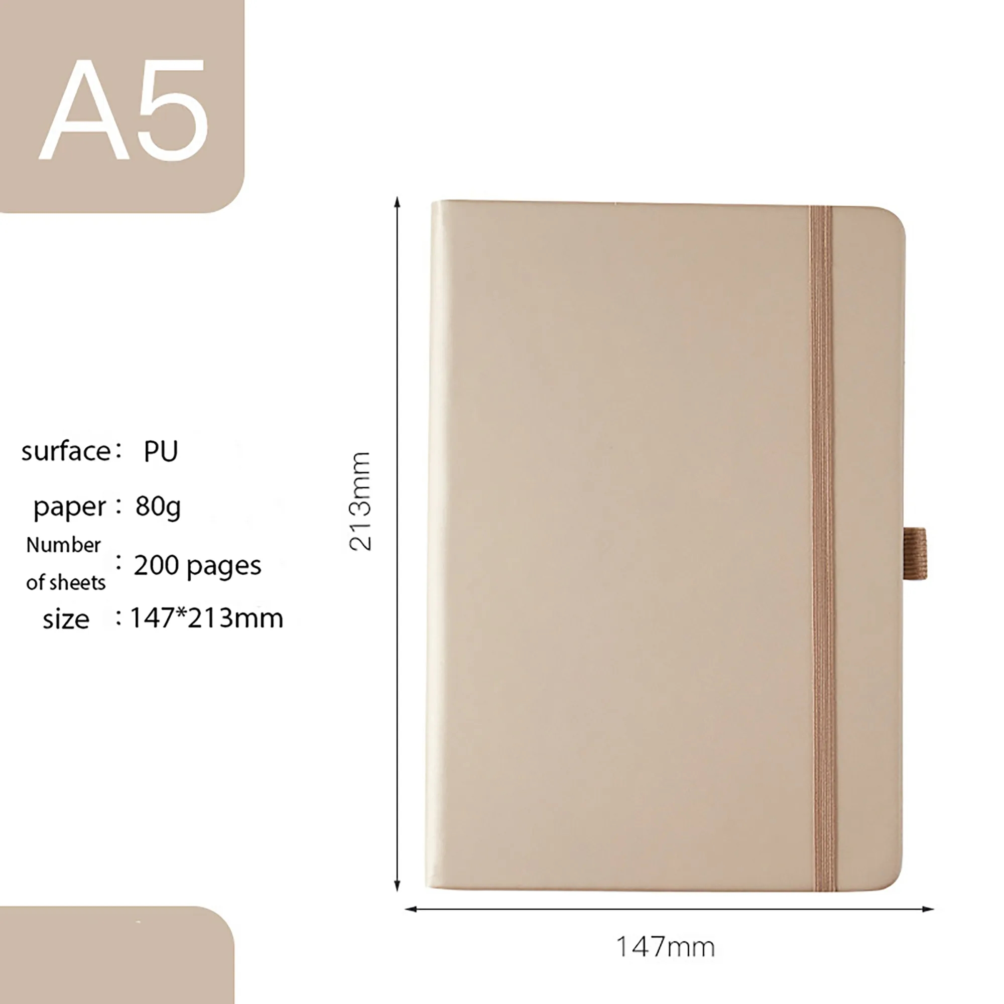 A5 Strap Notebook MOQ 50PCS 31