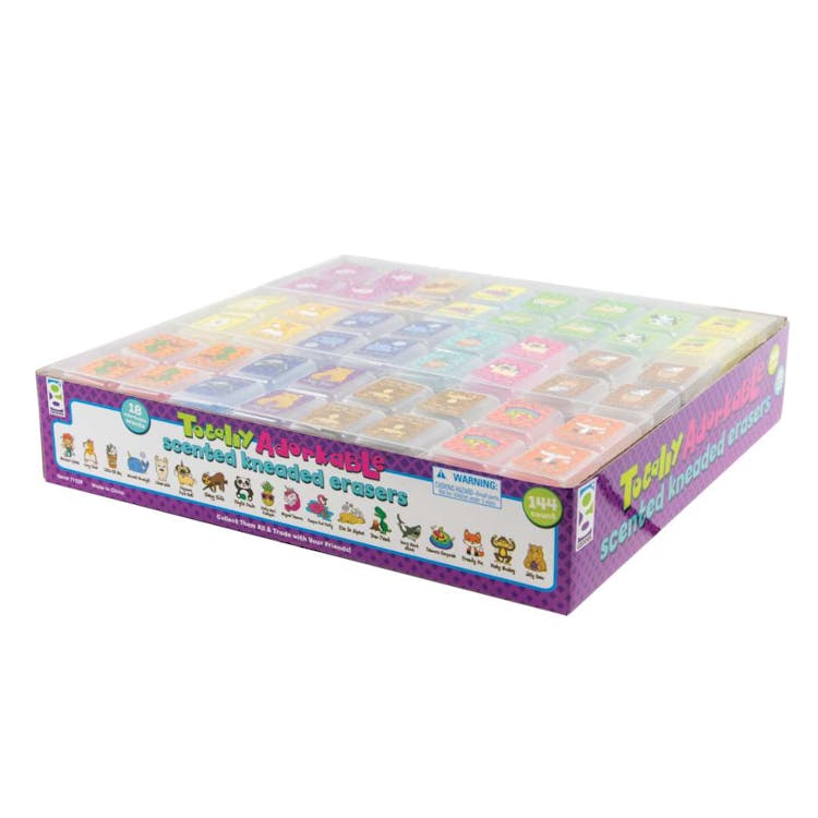 Totally Adorkable Scented Kneaded Erasers 144 Pack 3