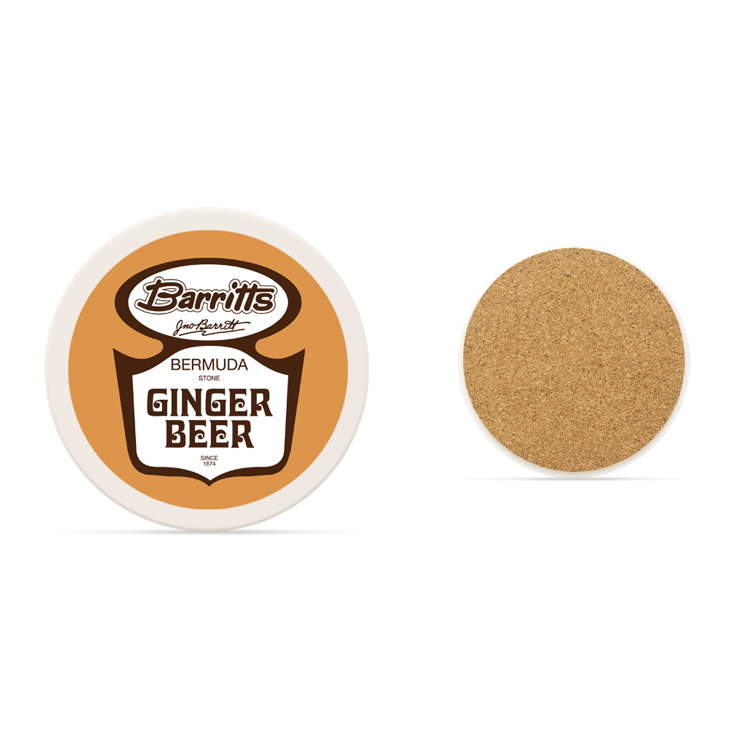 Round Absorbing Stone Coaster