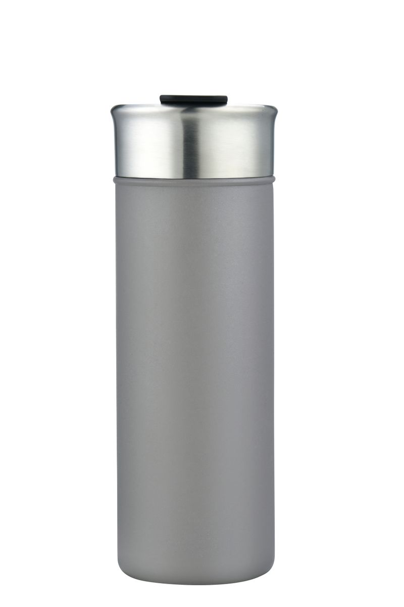 Endura 20 oz Gray Stainless Steel Bottle, custom water bottle with logo imprint 2
