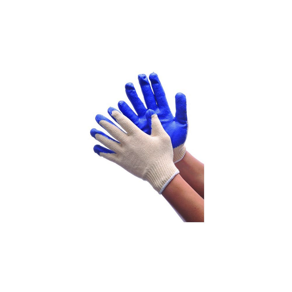 Latex Coated Gloves - Blue Large 3