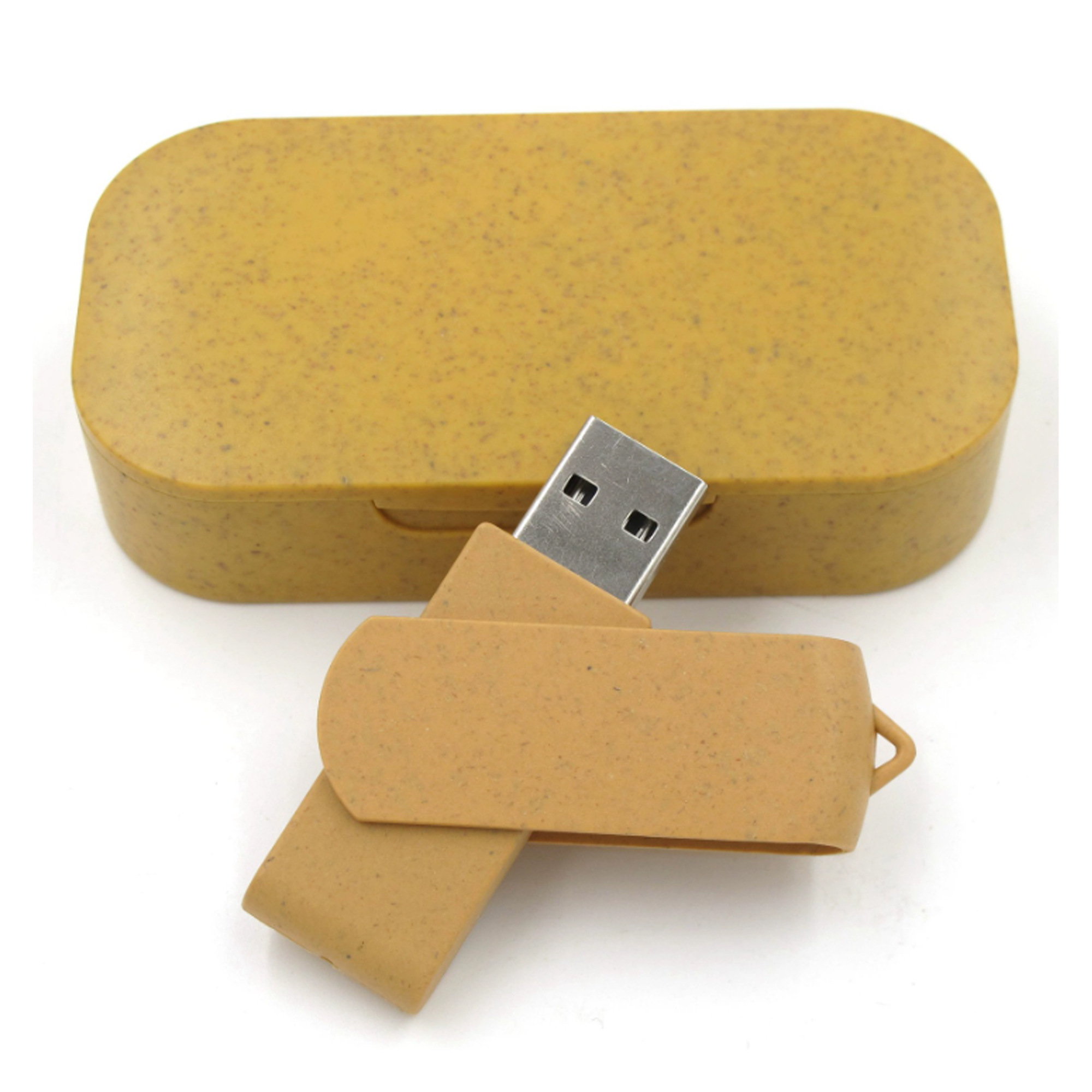 4GB Wheat Straw USB Drive Set 5