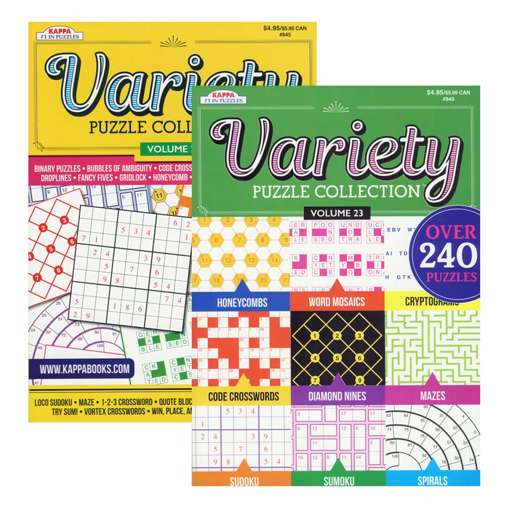 Variety Puzzle Book Collection - Two Titles 2