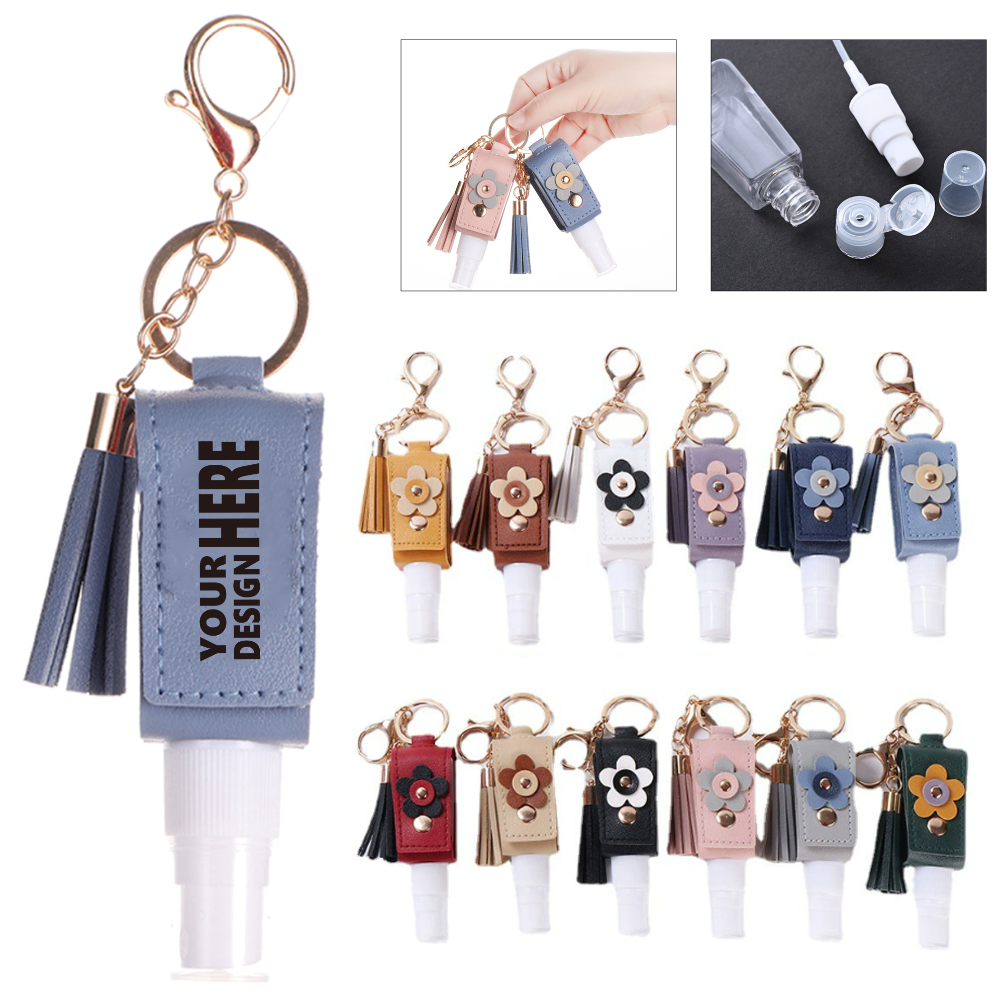 Hand Sanitizer Mini Keychain