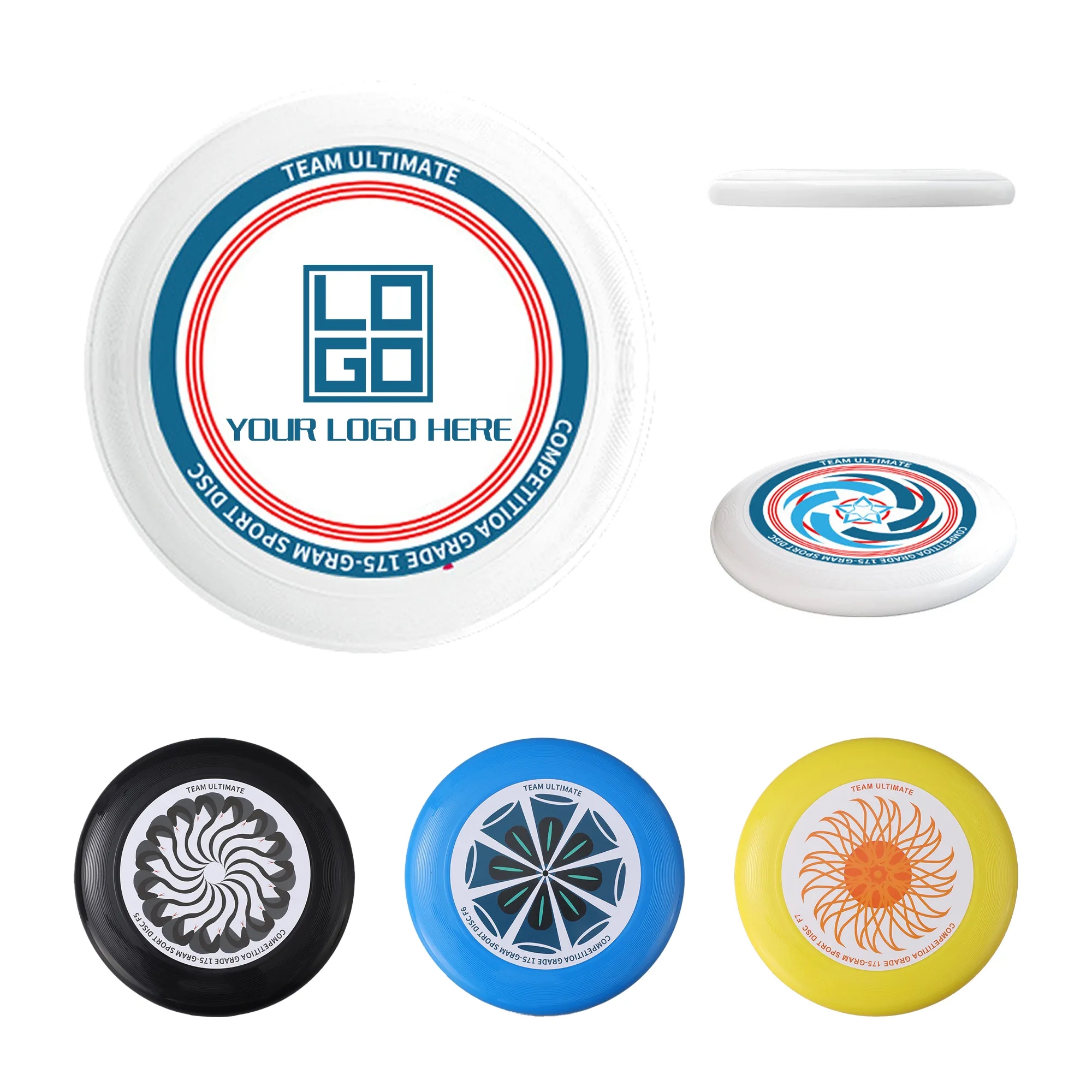 175 G Standard Flying Disc Customization MOQ15pcs 10