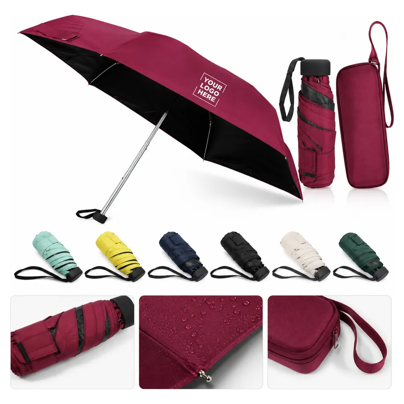 Manual Six Fold Umbrella