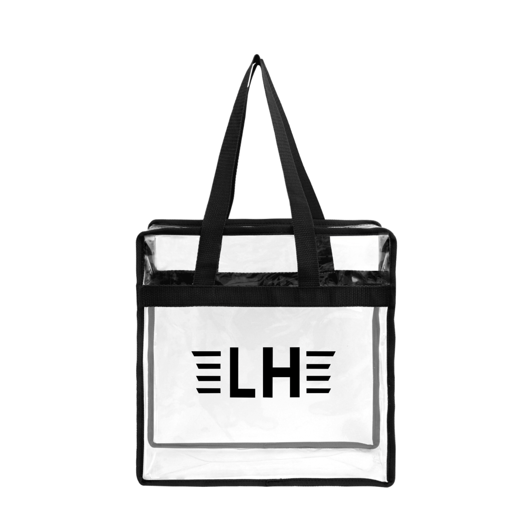 Stadium Approved Clear Zipper Tote Bag