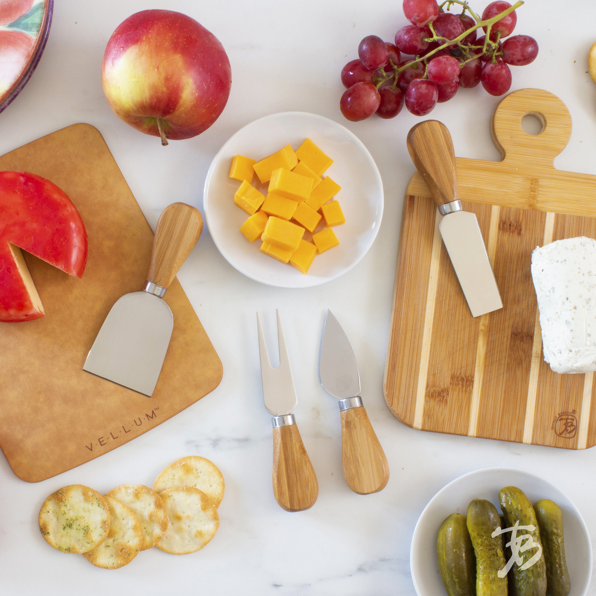 4Pc Cheese Tool Set 202412 Totally Bamboo