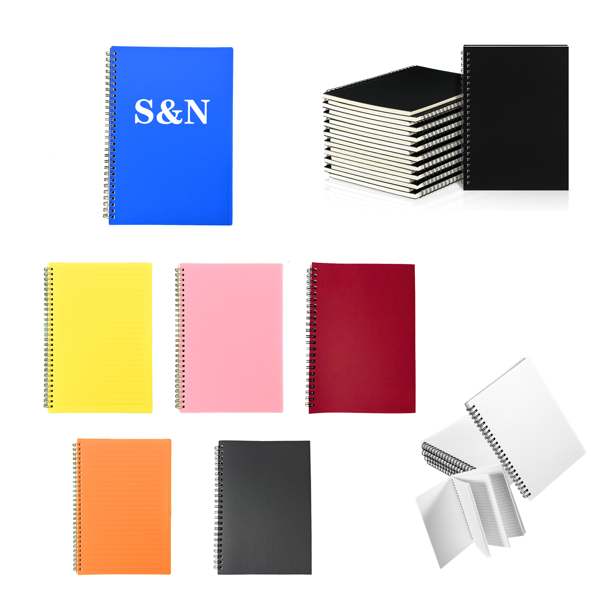 Portable Plastic Coil Notebook 5