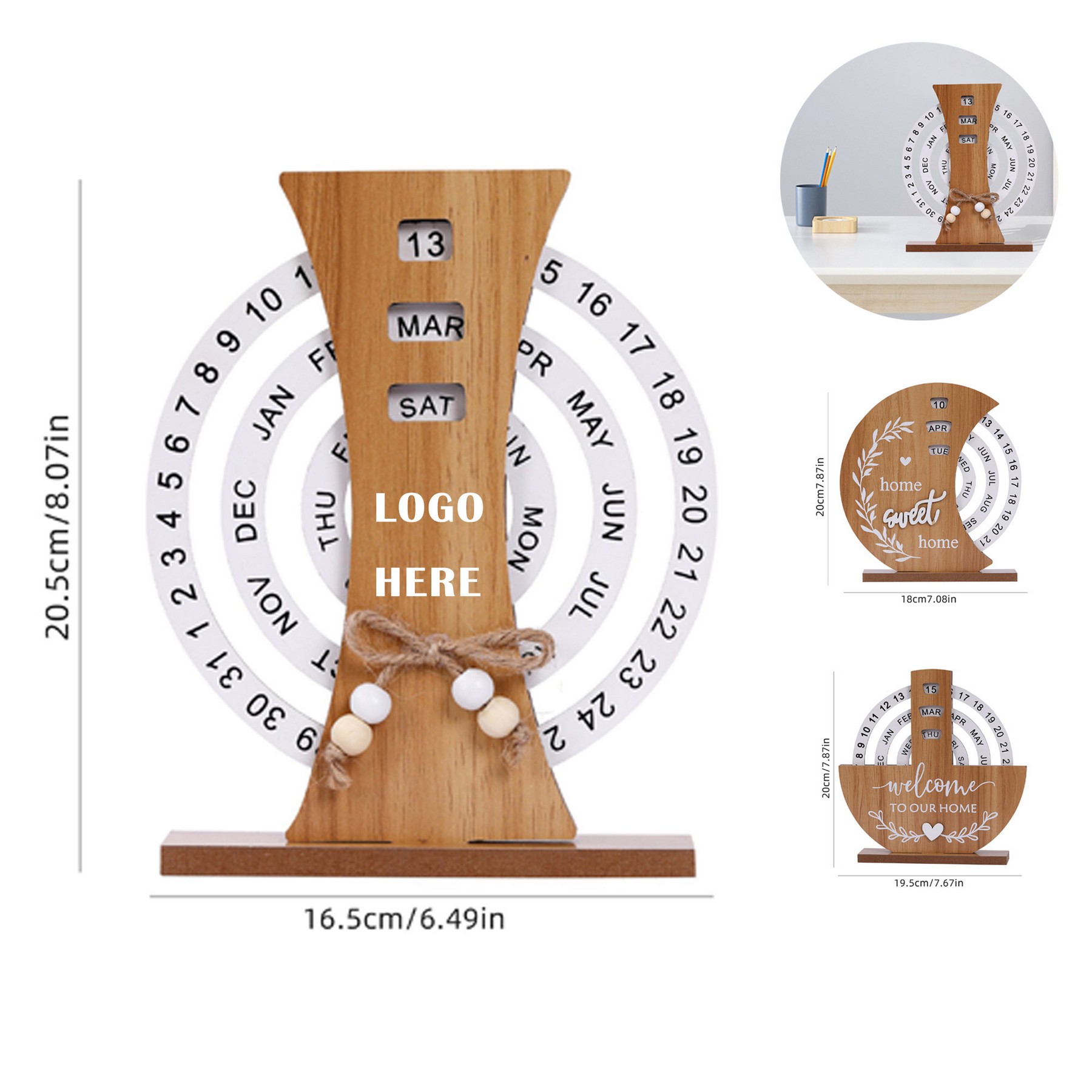 Wooden Creative Calendar