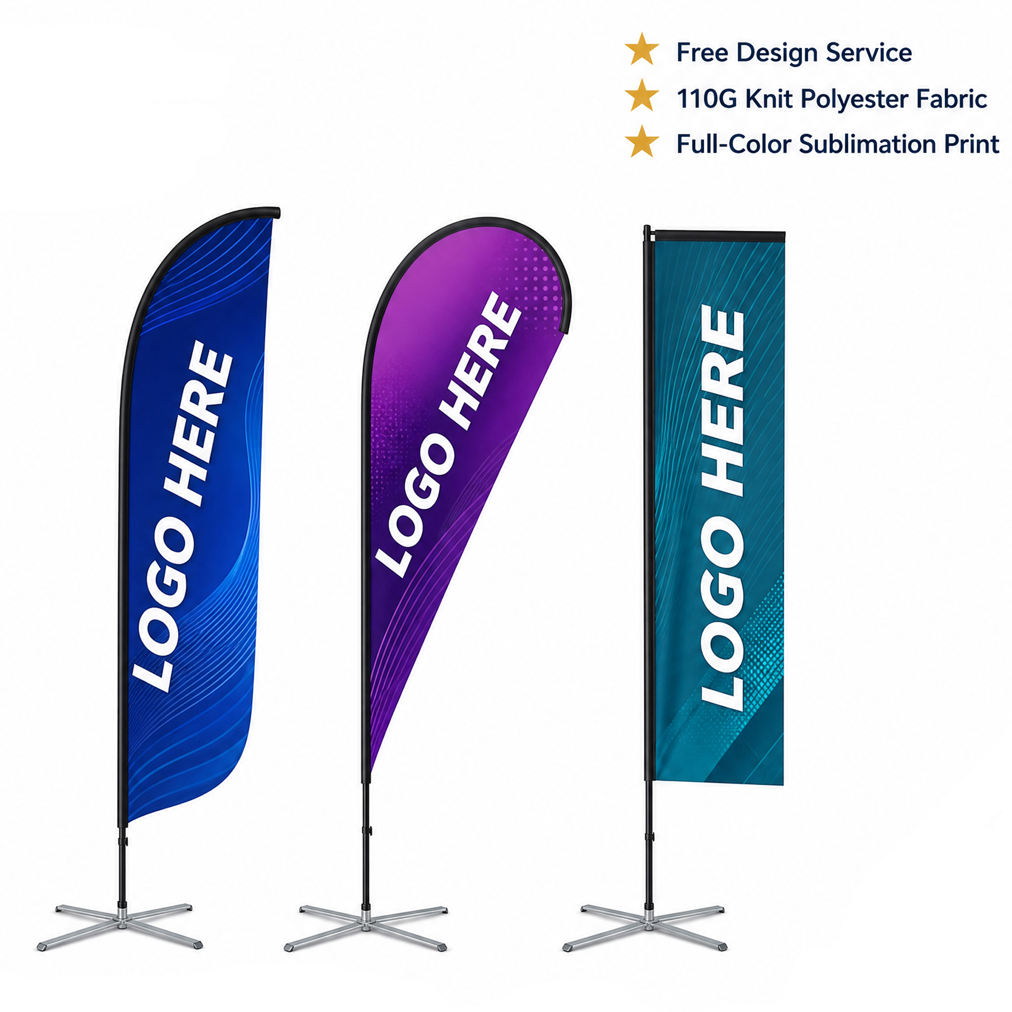 Outdoor Advertising Banner Flag