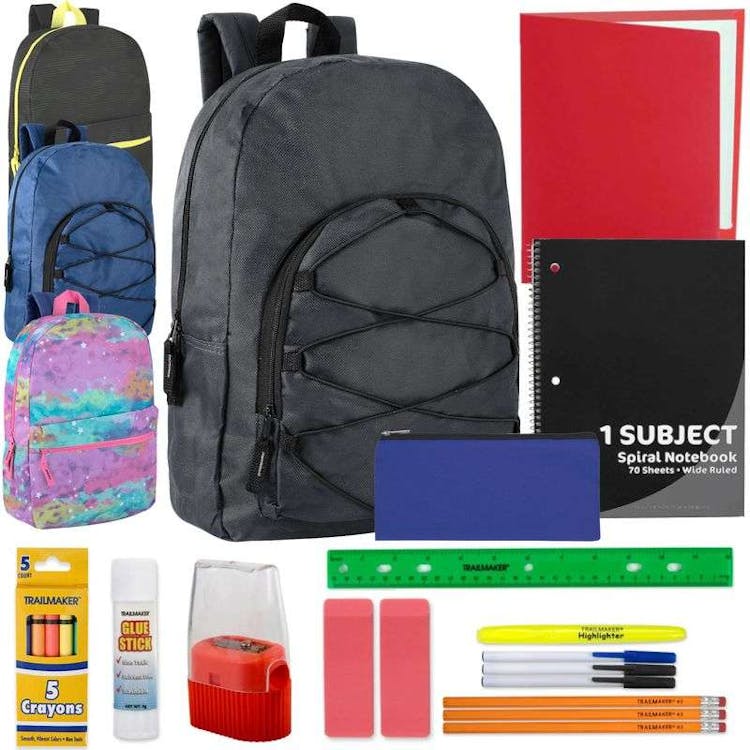 18" Backpack and 20-Piece School Supply Kit 2