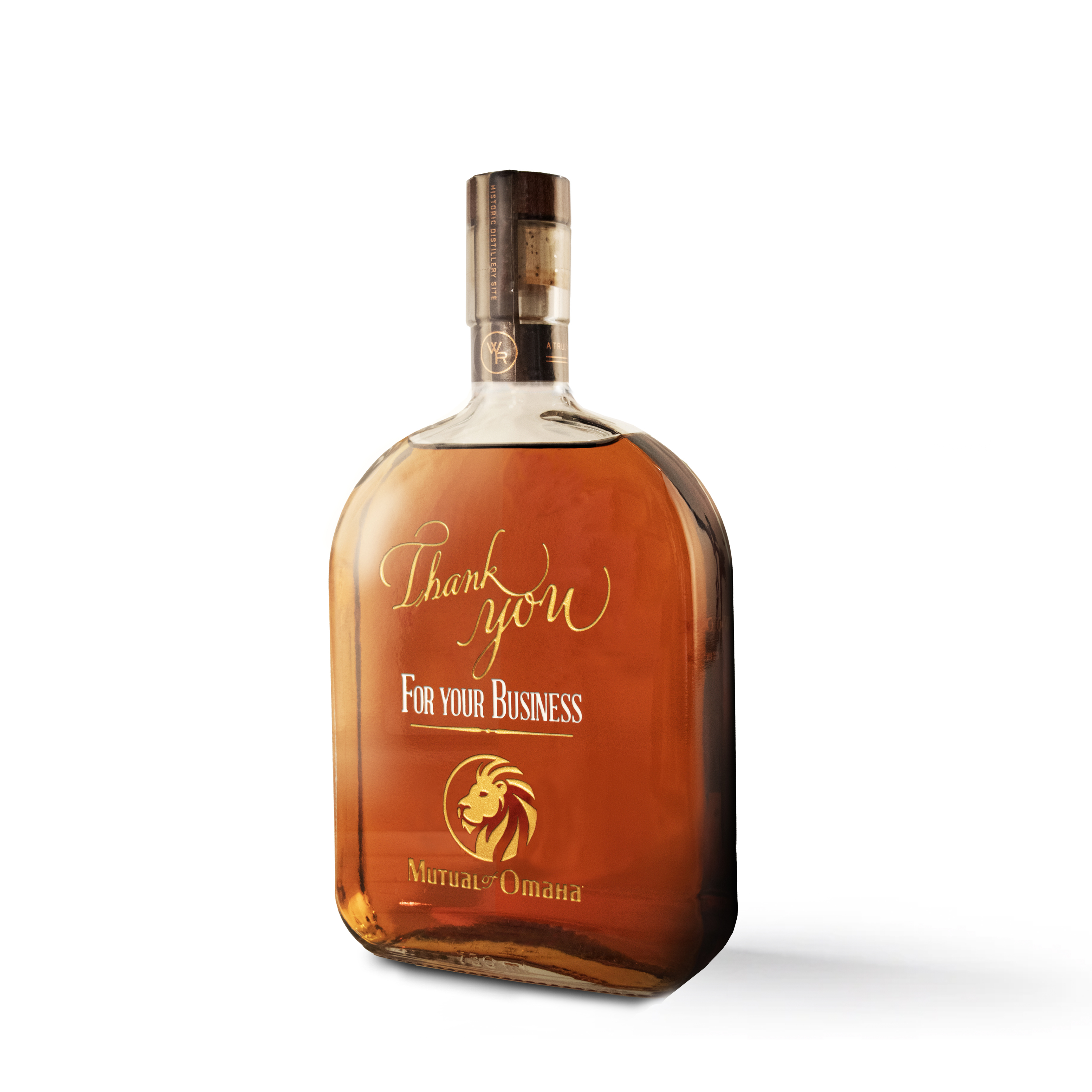 Etched Woodford Reserve Bourbon Liquor Bottle 11