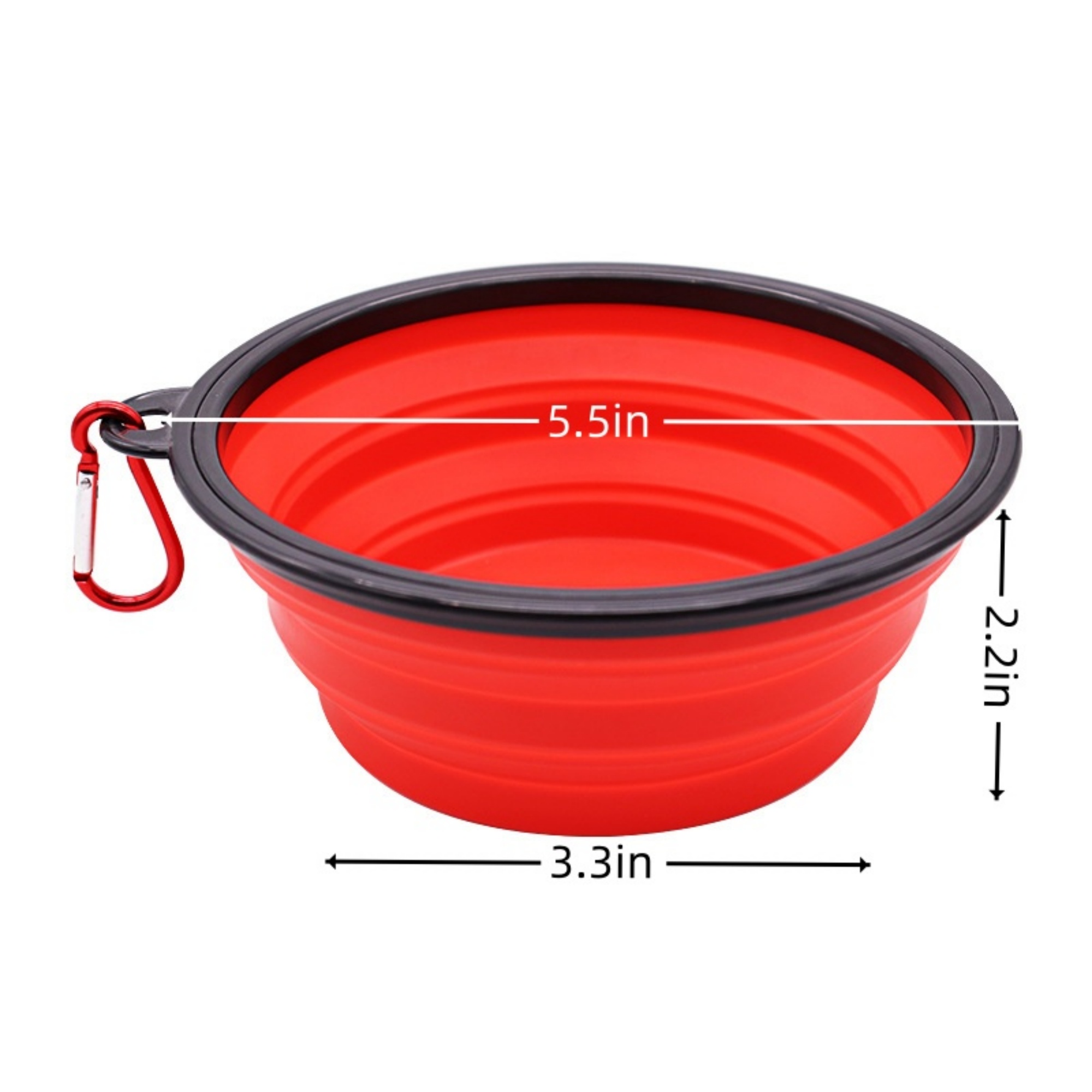 11.8oz Outdoor Folding Dog Bowl 6
