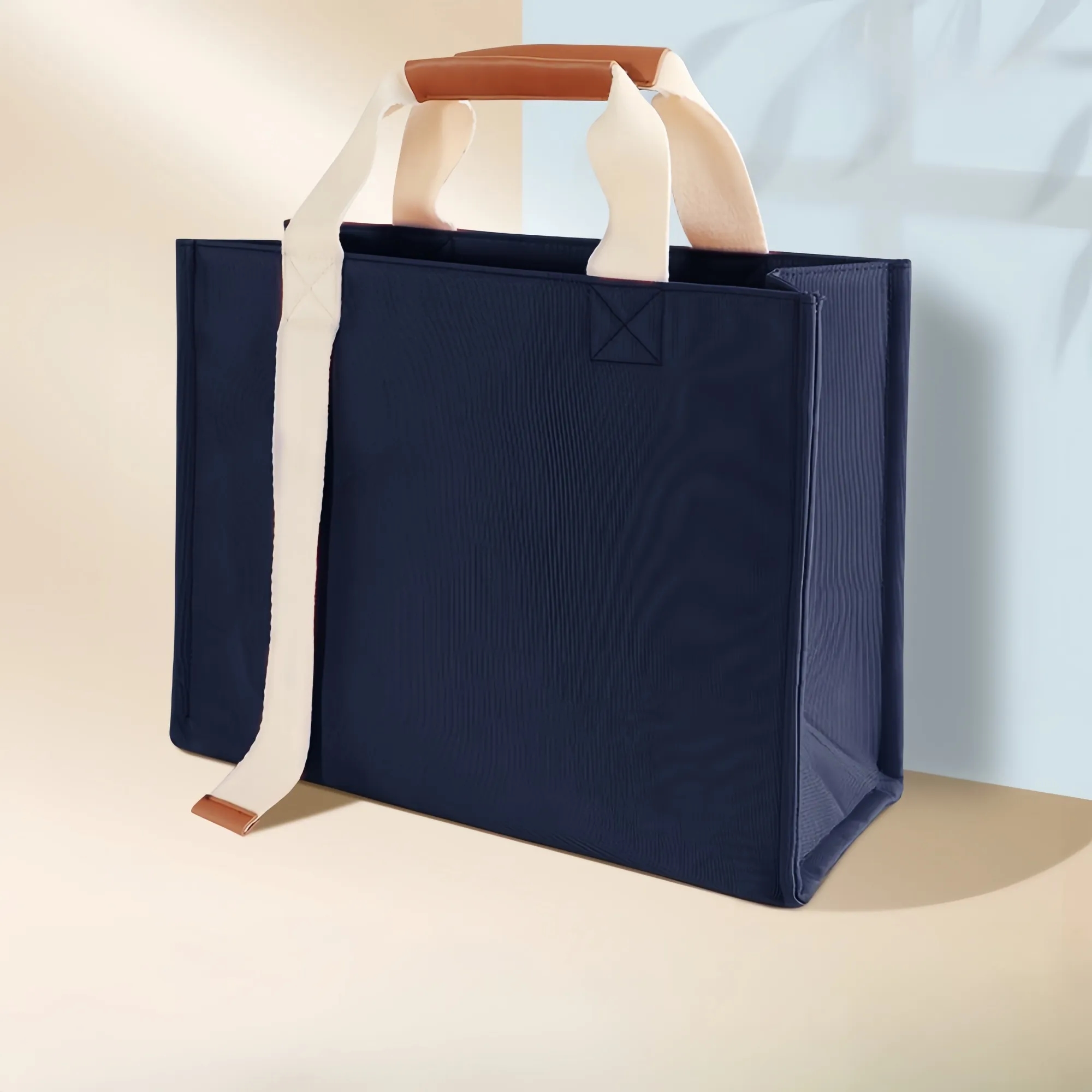 Oxford Cloth Commuter Briefcase Tote Handbag Pouch 7