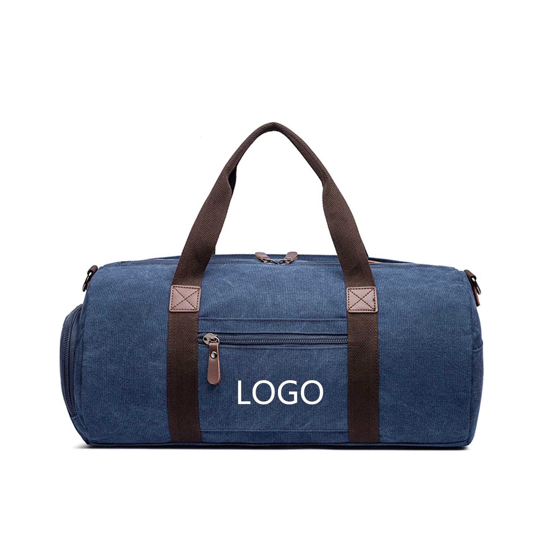 Canvas travel duffel bag