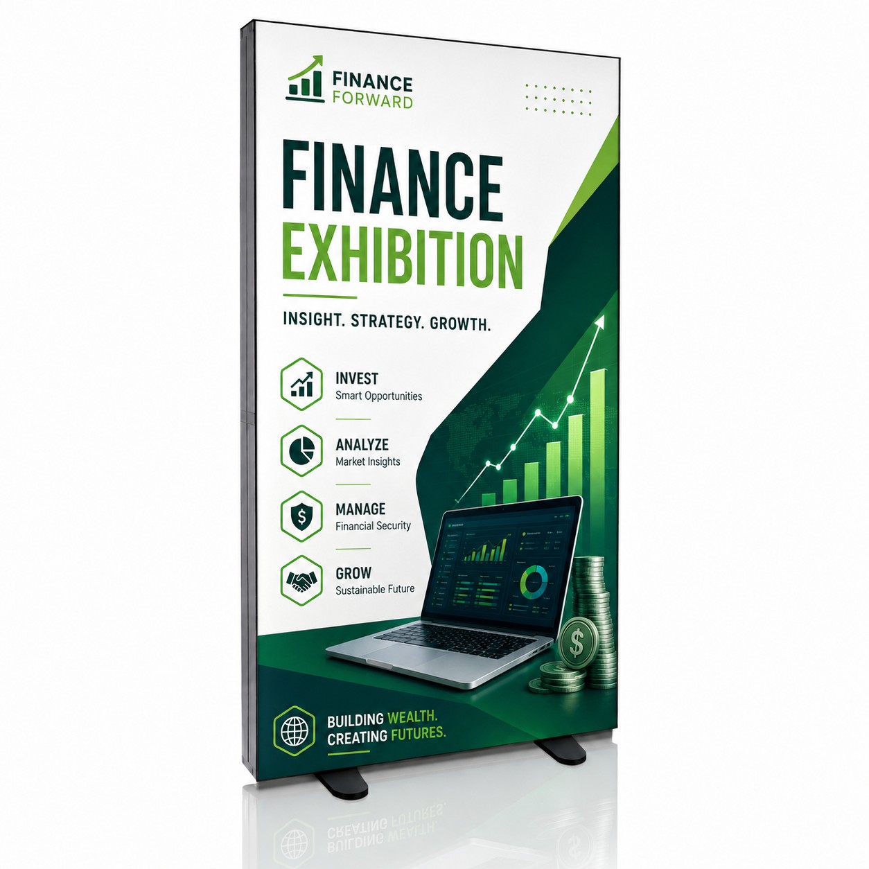 39" x 79" Custom Printed SEG Backlit Lightbox Banner Display