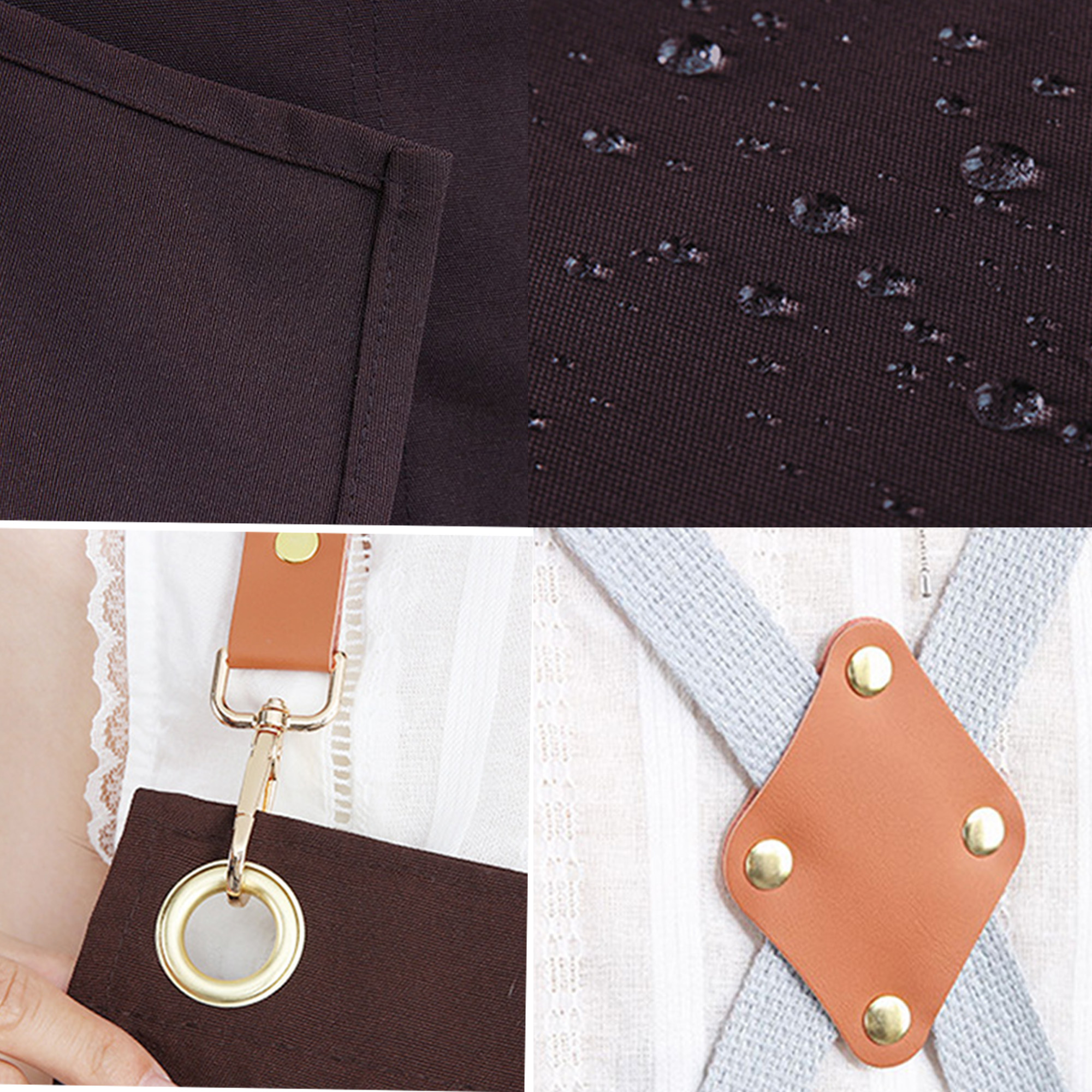 Cotton Canvas Apron for Cooking Gardening MOQ 20 6