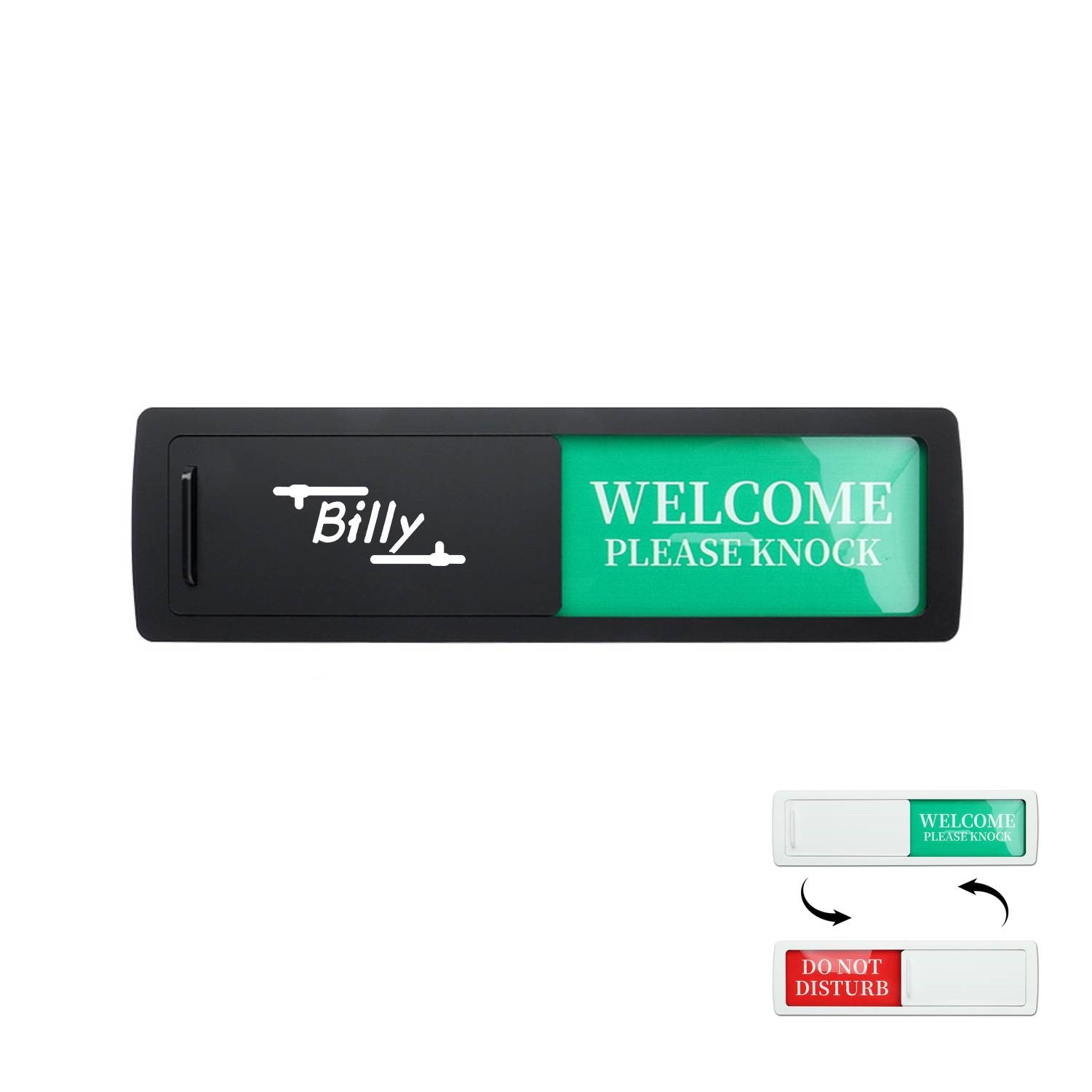 Do Not Disturb Welcome Please Knock Door Hanger Sign
