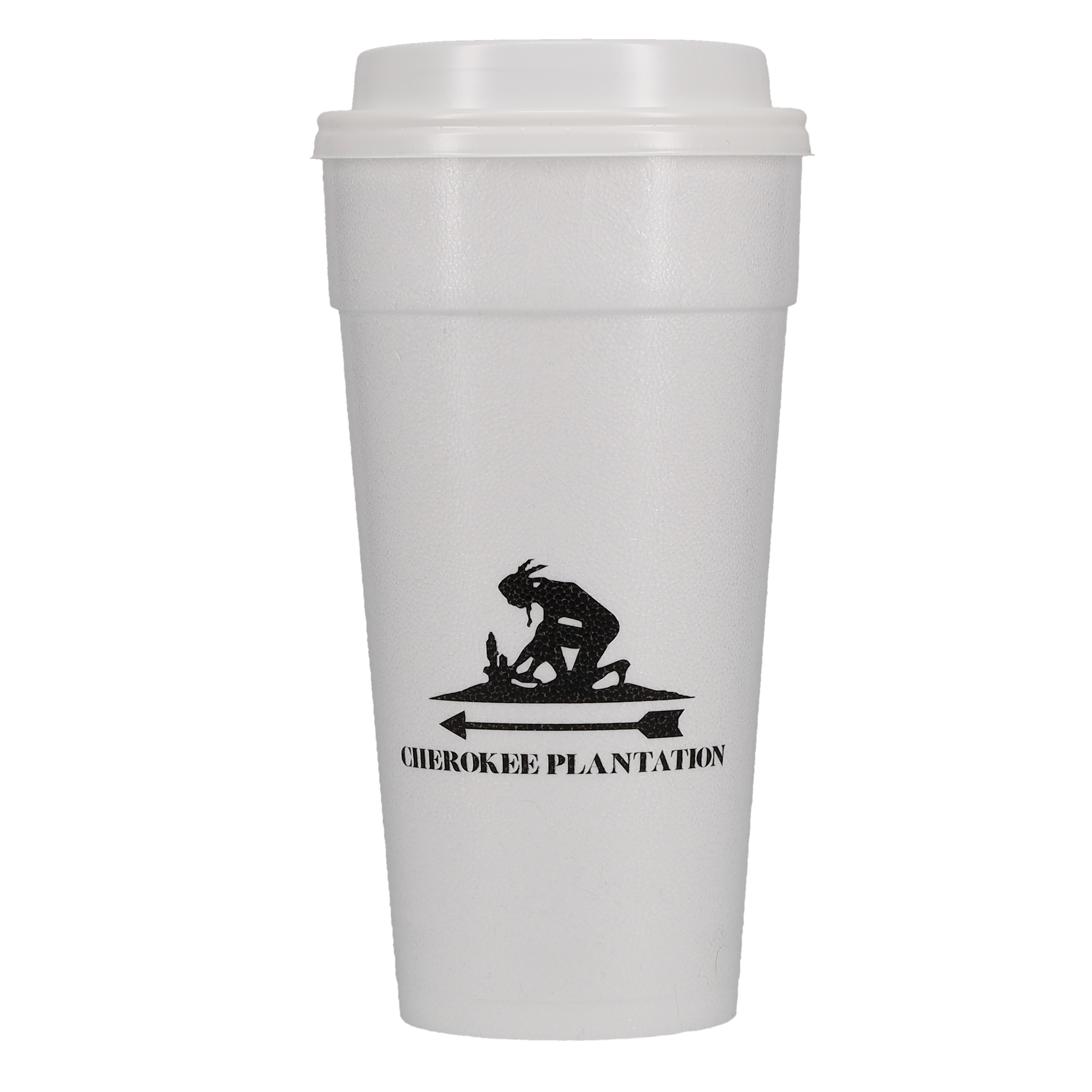 14/16/20/24 oz Foam Cup Straw Slot Lid Frosted 5