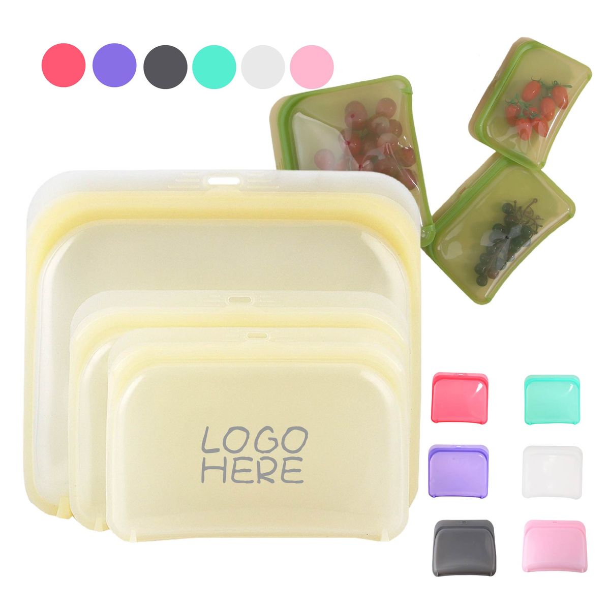 Food Grade Silicone Gallon Freezer 6