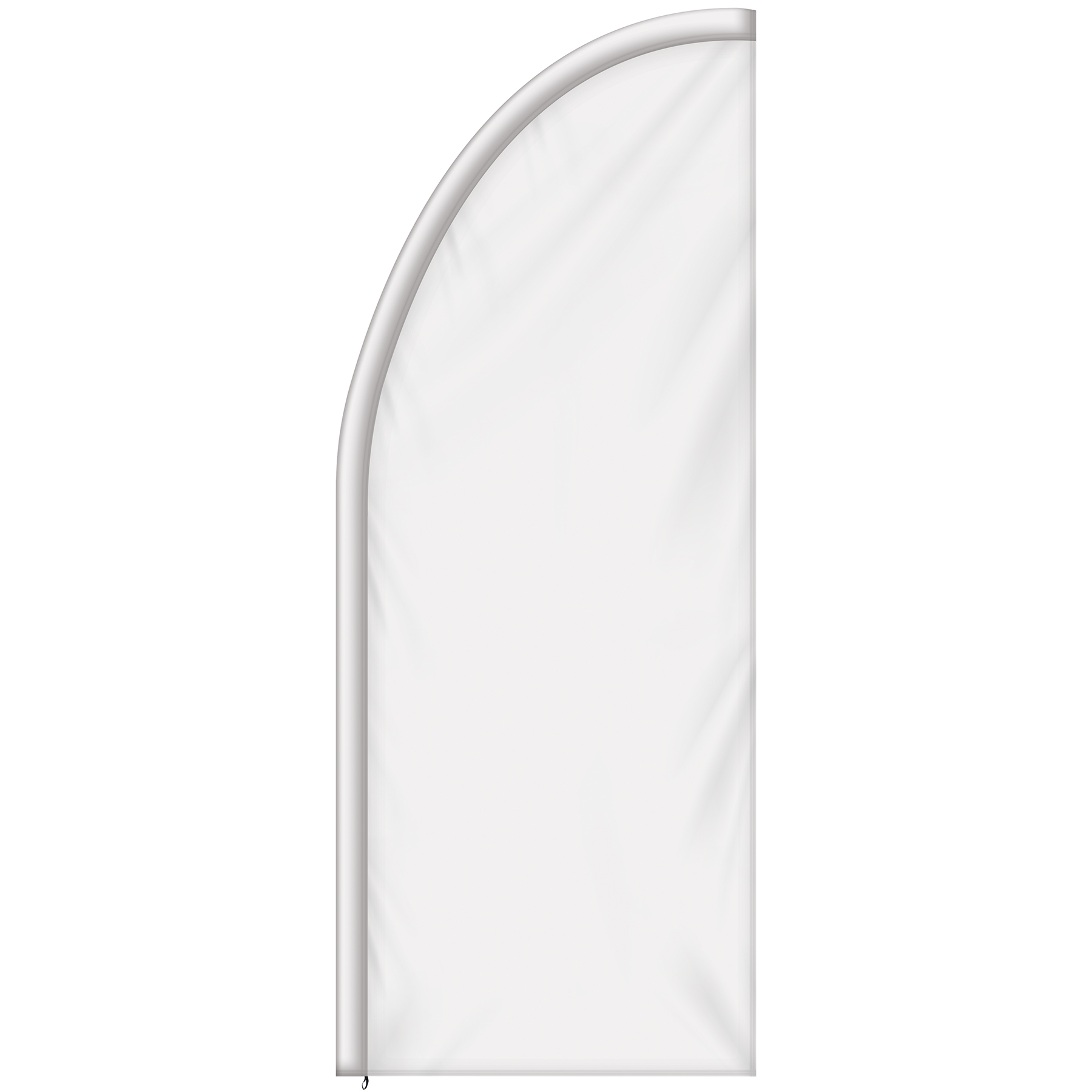3' x 8' Custom Single Reverse Half Drop Flag 25