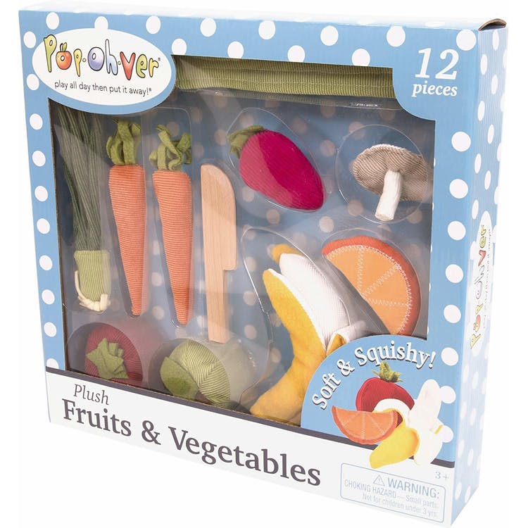 Plush Food Fruits and Veggies - 12 Pieces 2