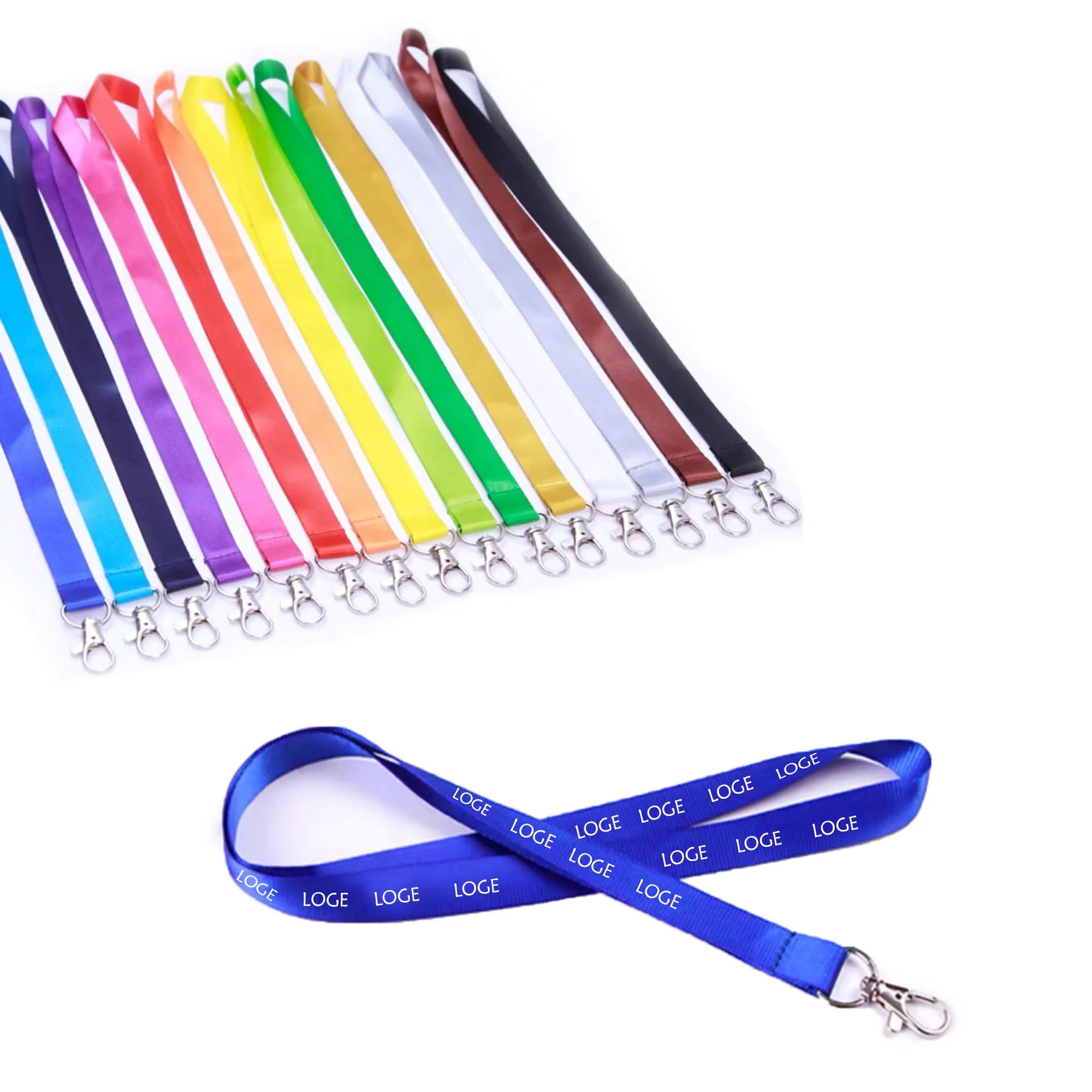 Polyester lanyards