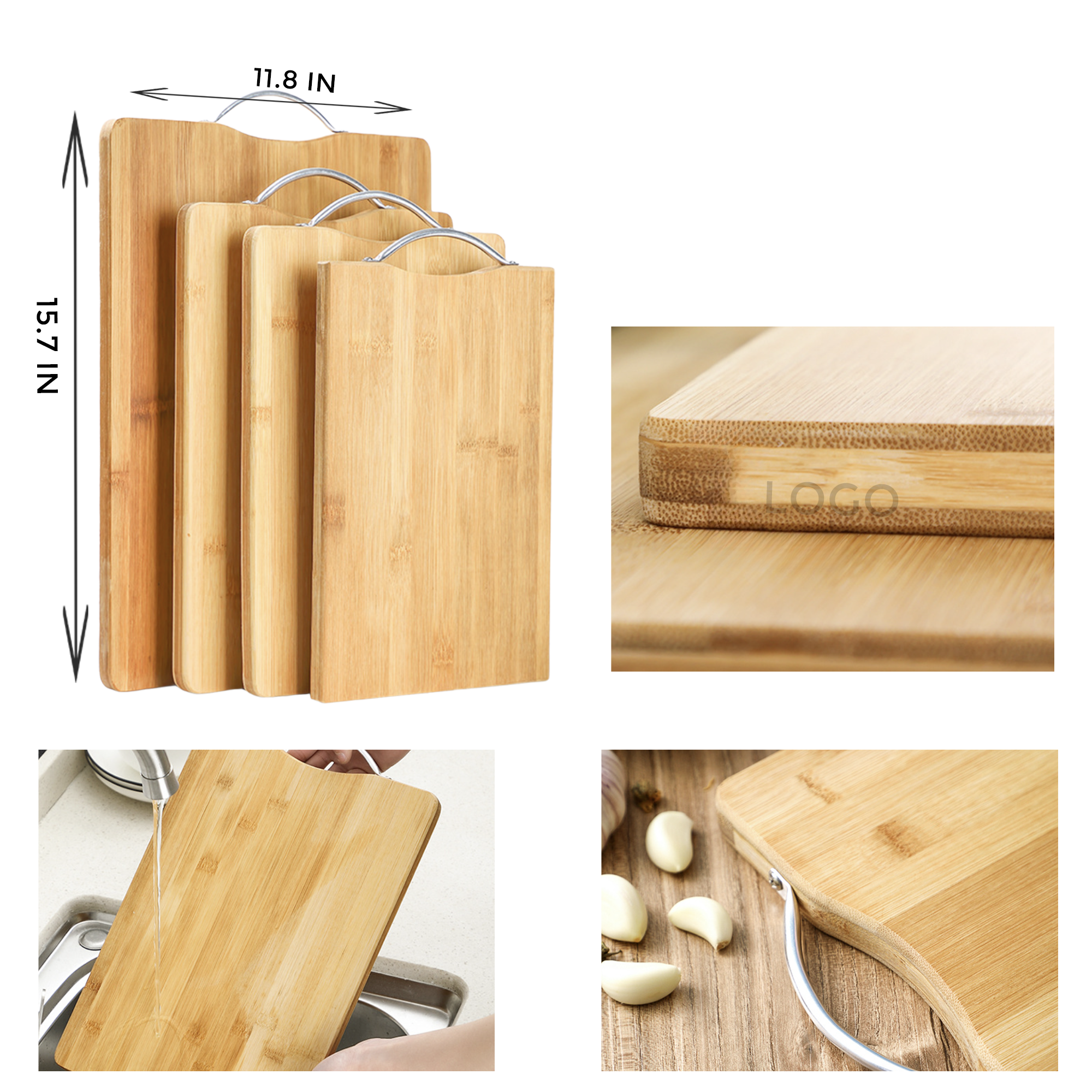 MOQ 10 PCS Natural Wooden Cutting Board