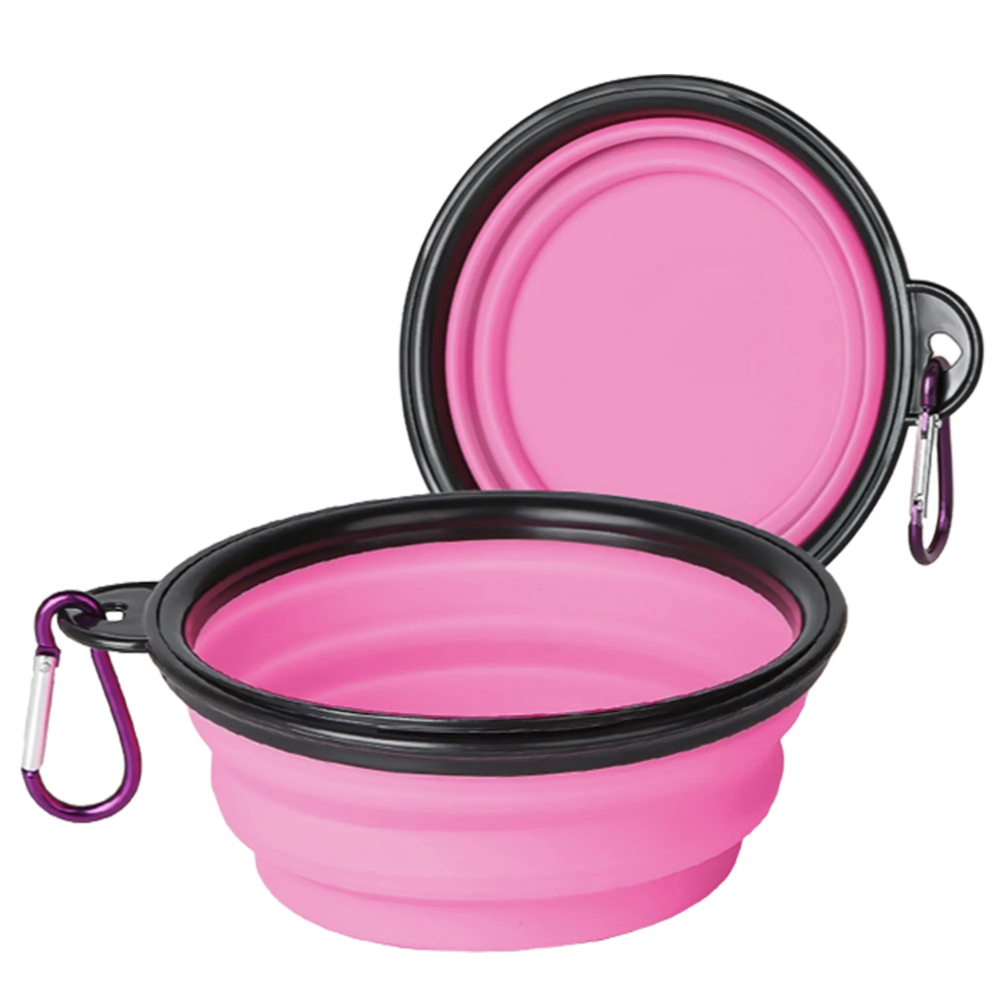 MOQ 10 PCS Silicone Folding Pet Bowl 12