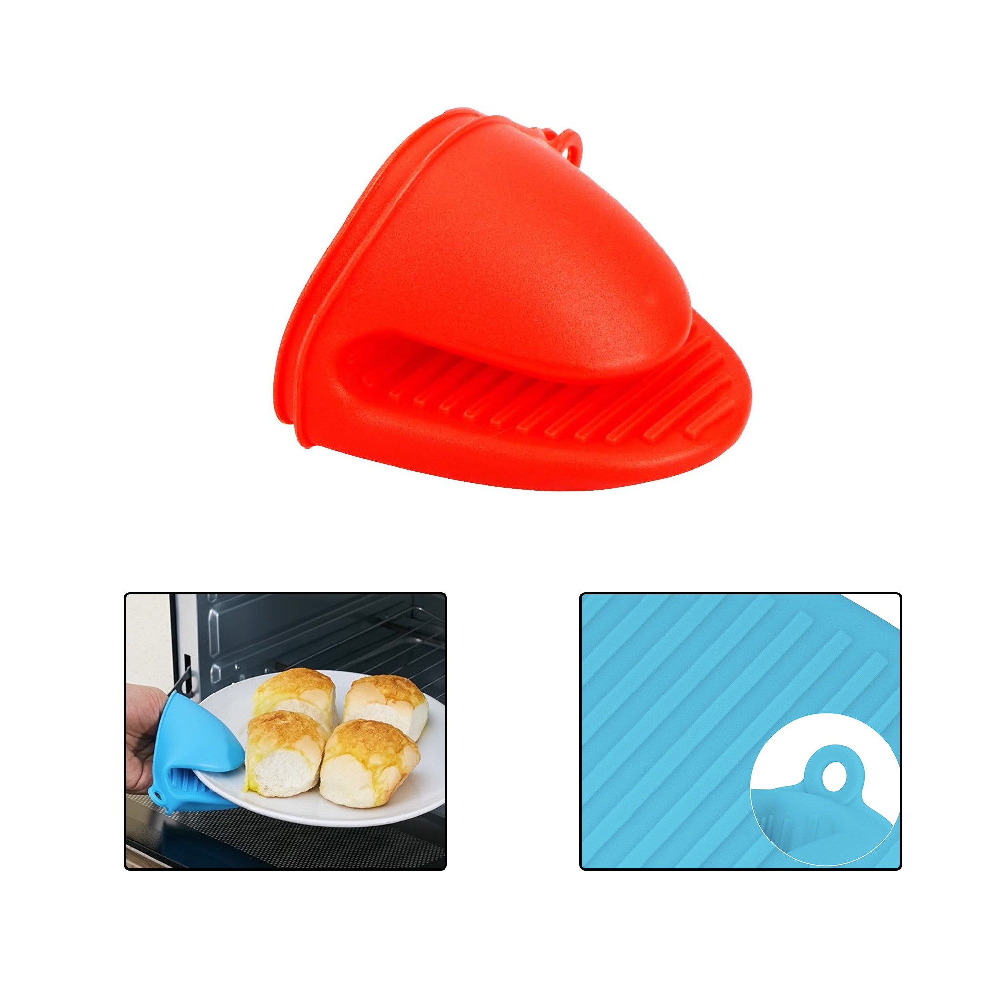 Kitchen Oven Heat-resistant Silicone Clip 9