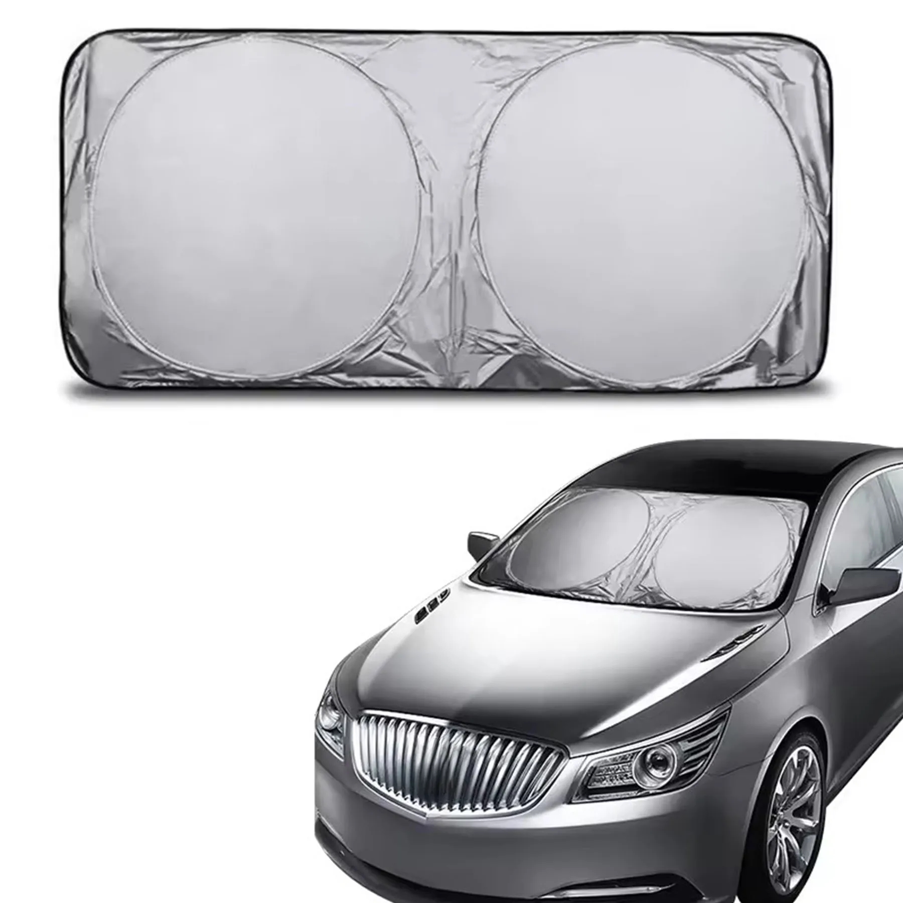 Double Circle Car Sun Shade 5
