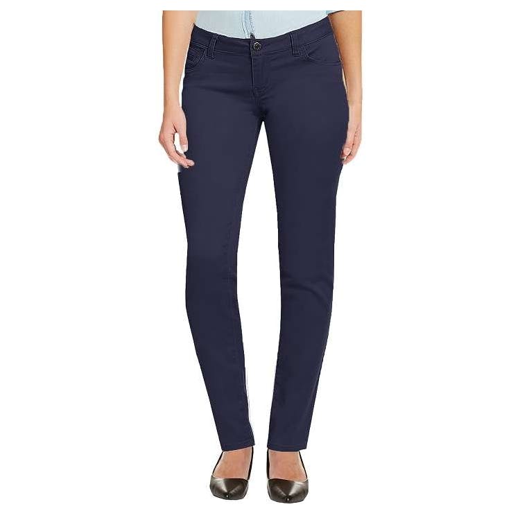 Girls Super Stretch Pants - Size 18 Navy 3