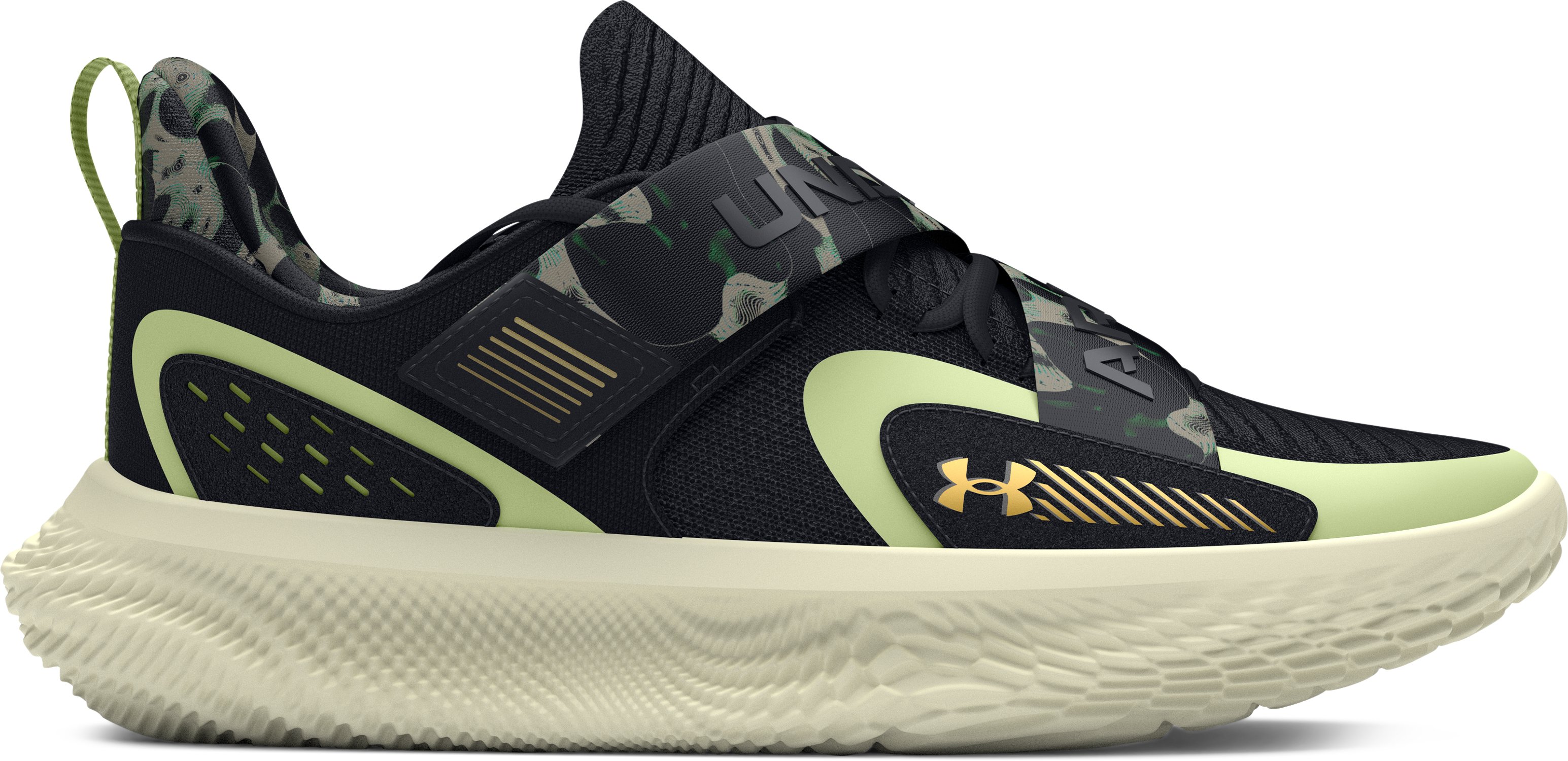 UA FUTR X 4 Camo Unisex Basketball Shoes 4