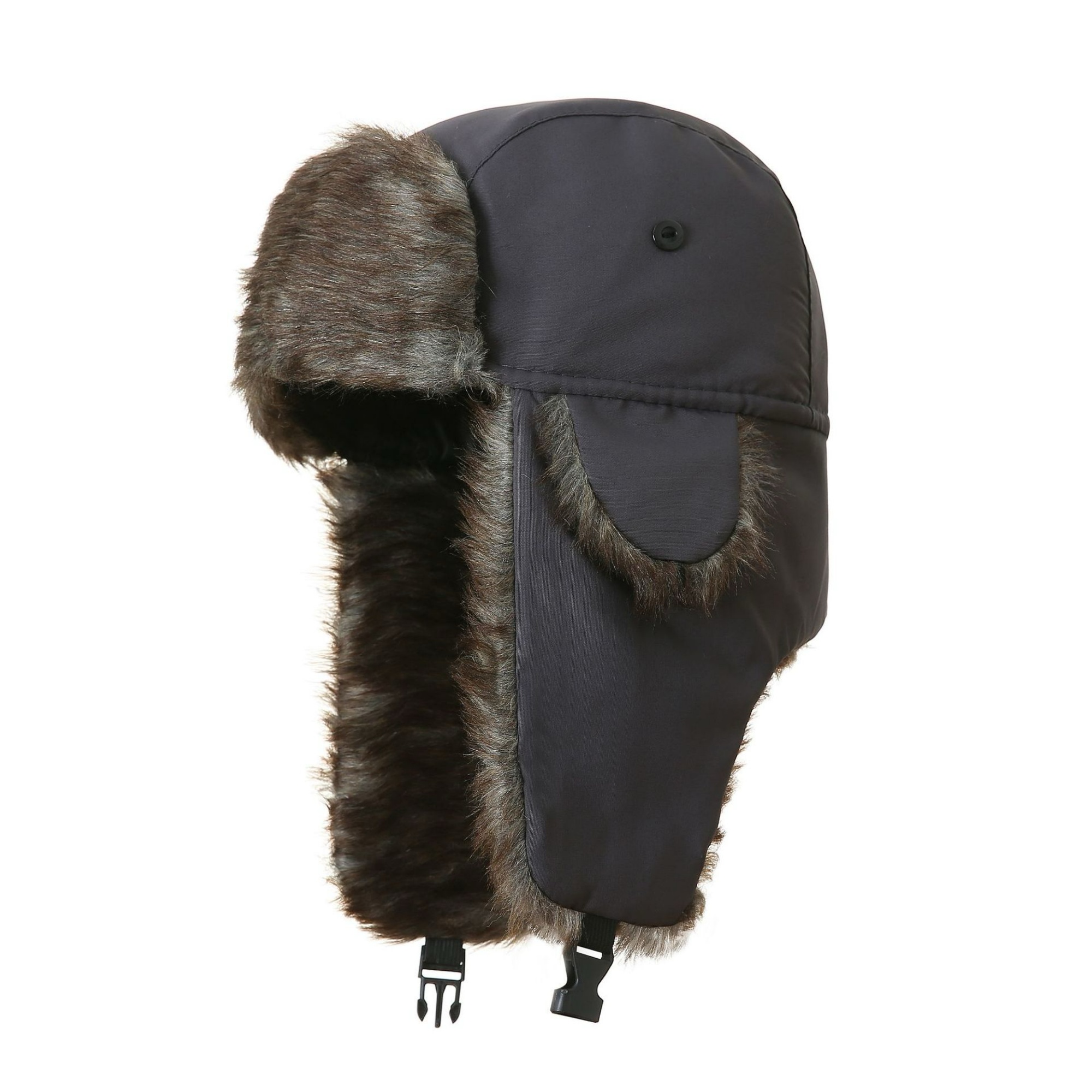 Insulated Faux Fur Aviator Hat for Snowy Conditions 16