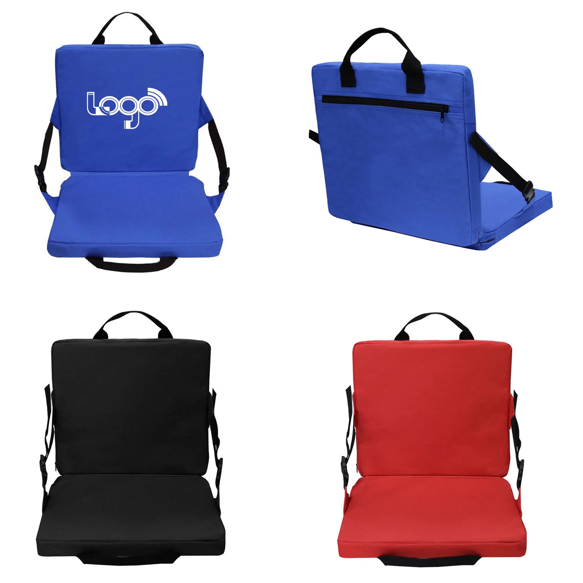 Portable Folding Stadium Seat Cushion With Pocket 3