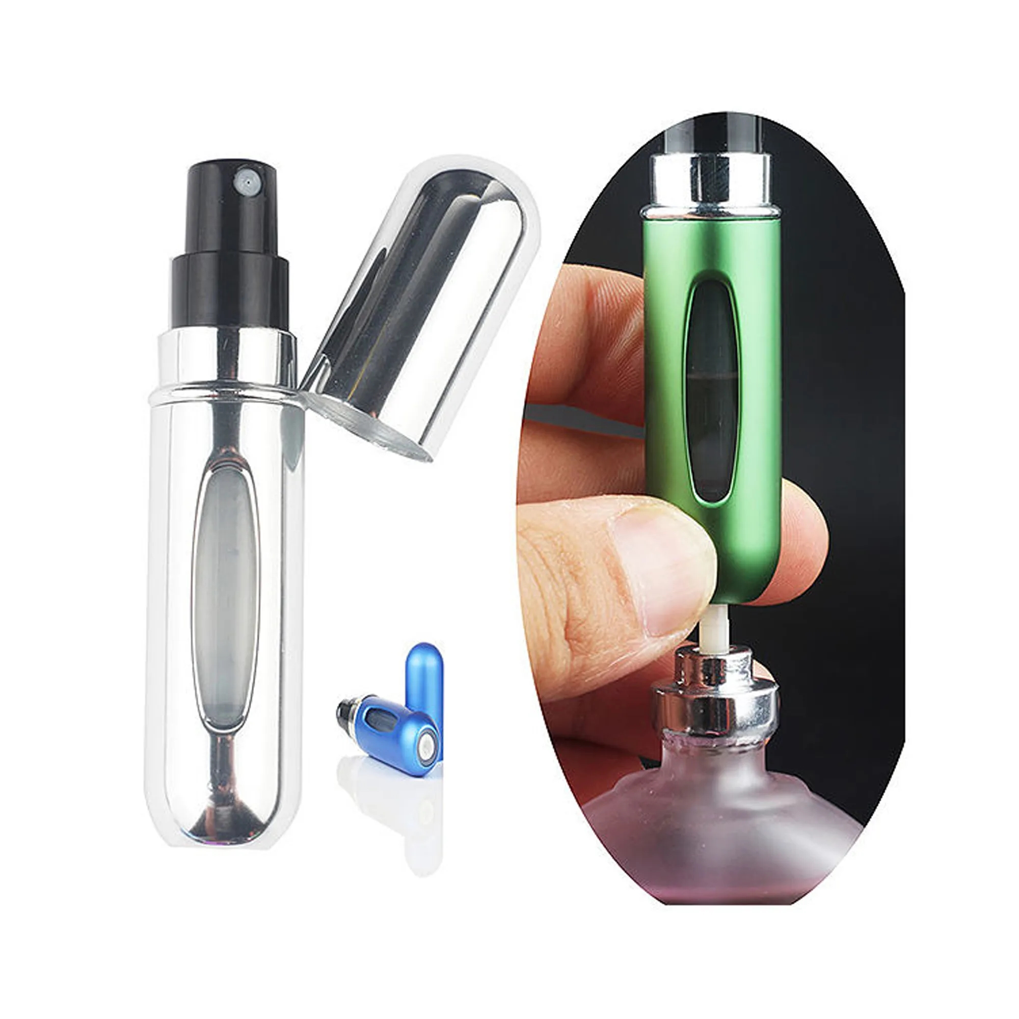 MOQ 20PCS 5ml Portable Mini Refillable Perfume Bottle 7