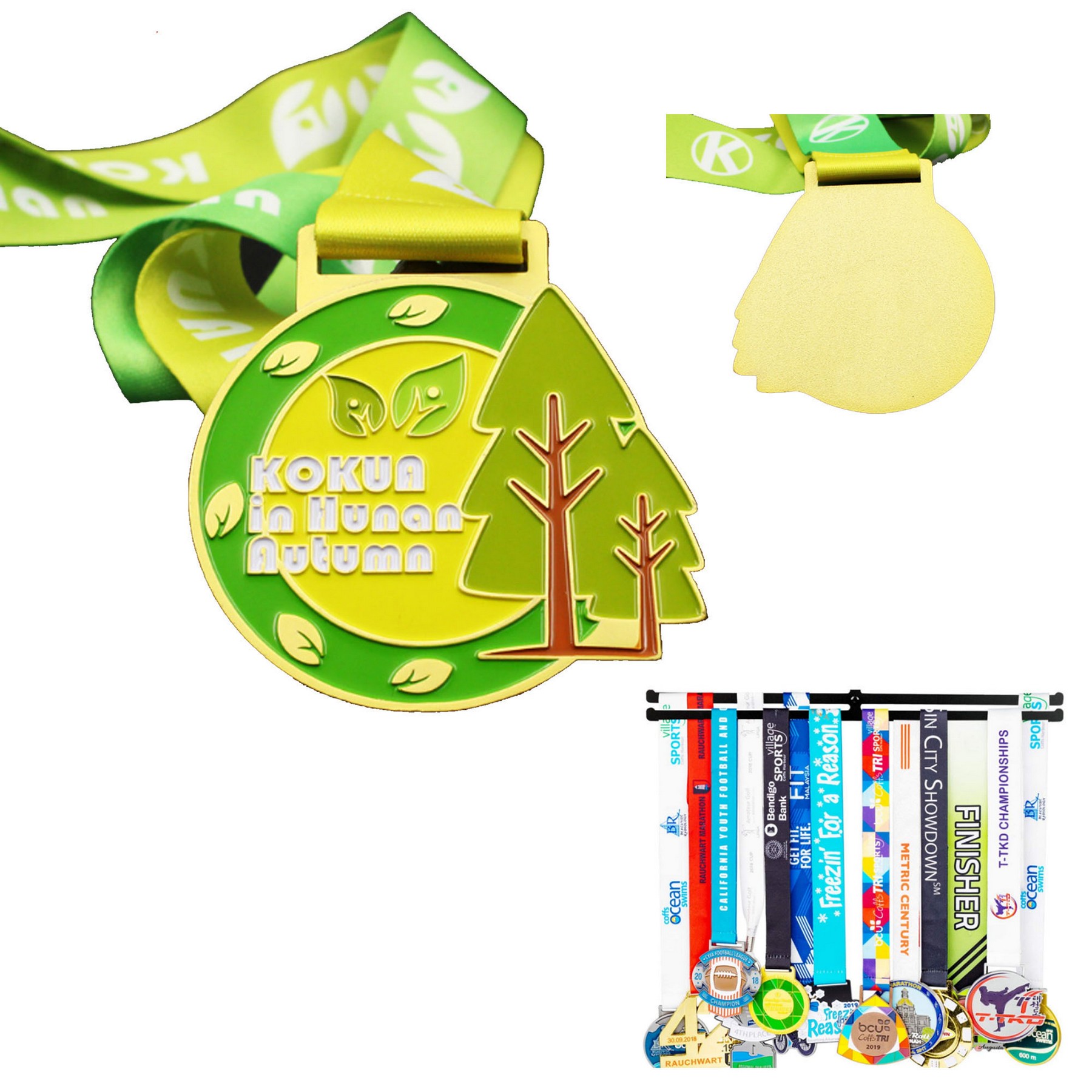 2.6" Custom Medal With Lanyard