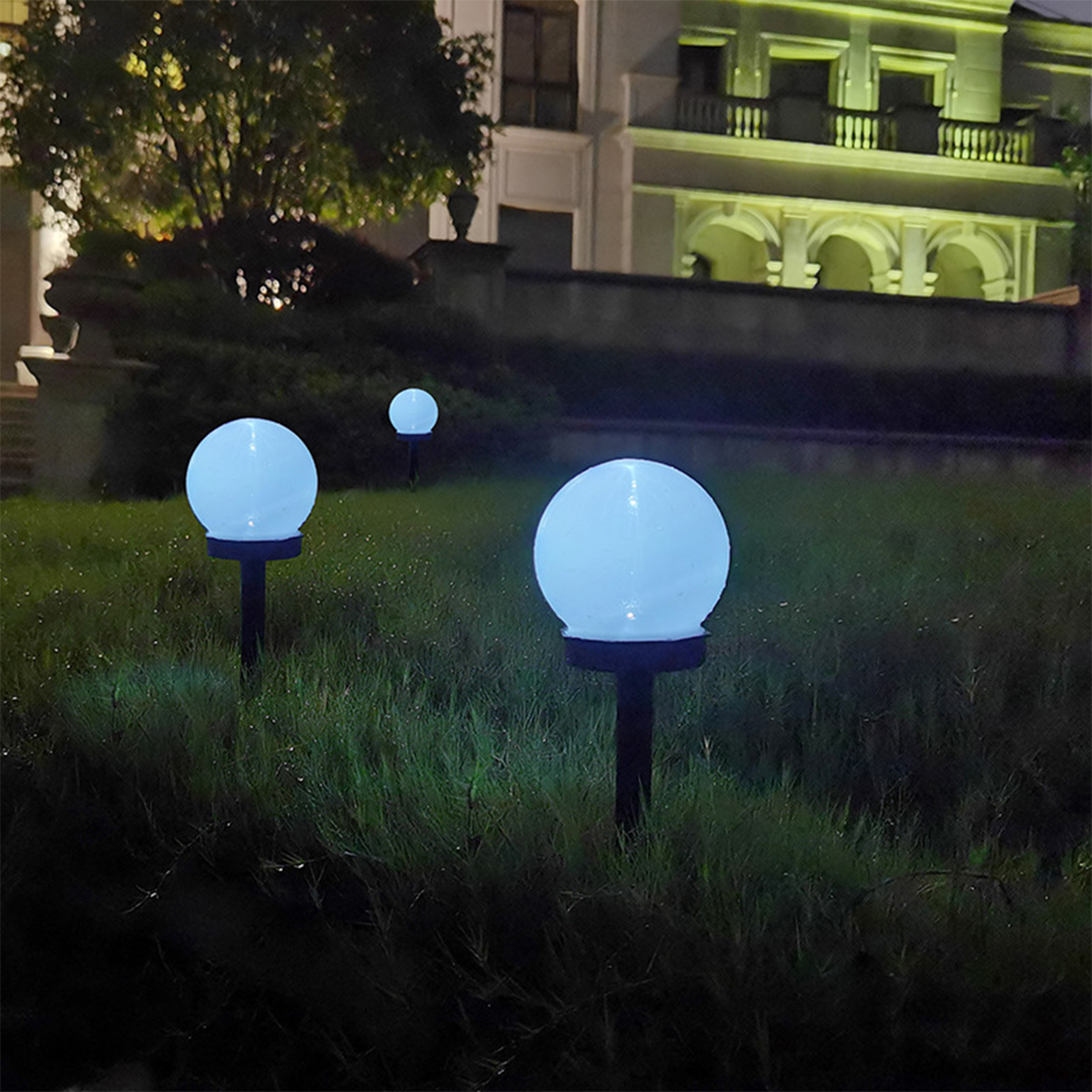 Polypropylene Outdoor Garden Solar Courtyard Light 10