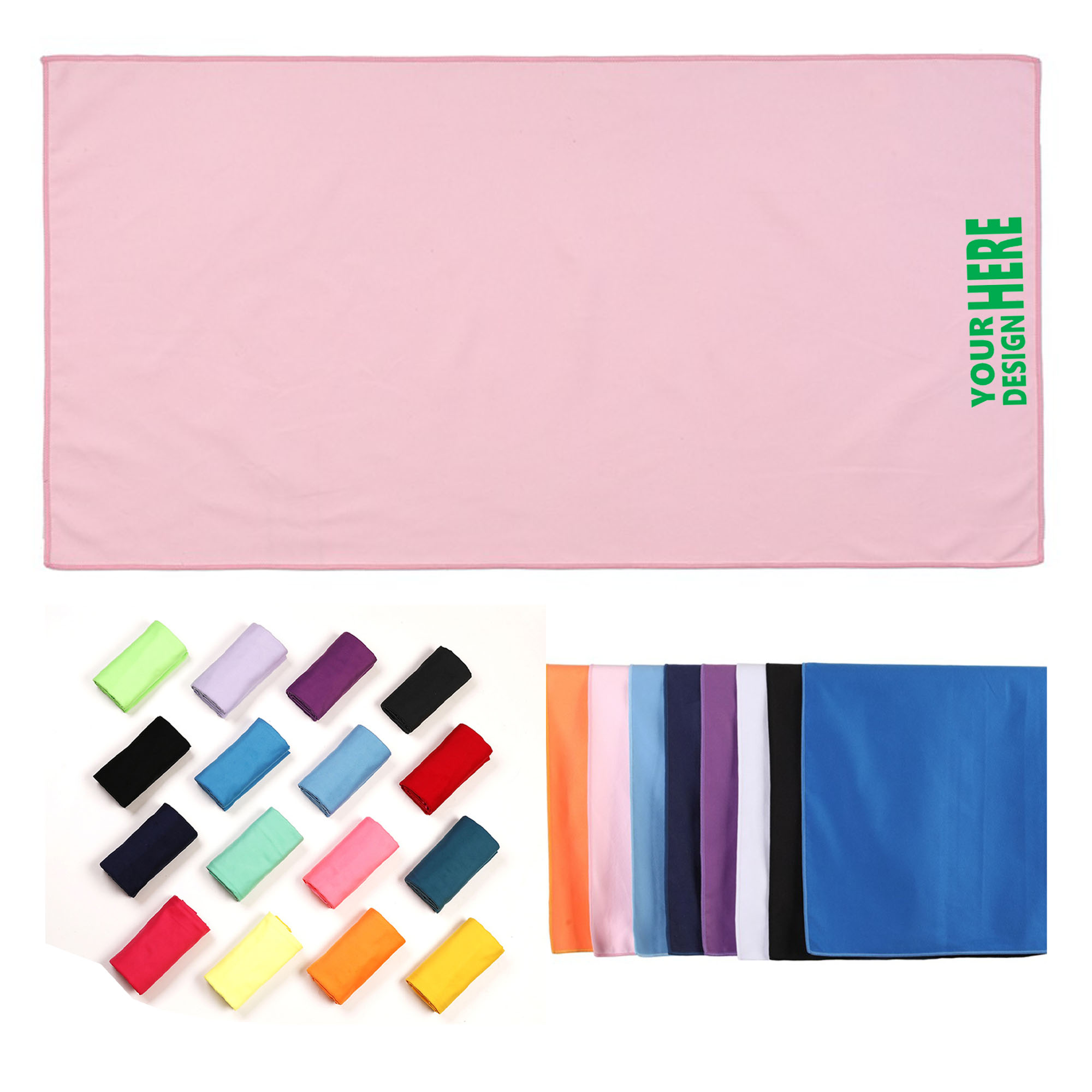 Premium Superfine Fiber Beach Towel 27.6" x 55.2" 4